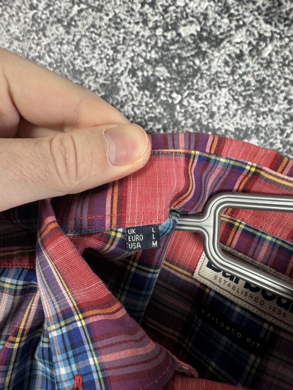Barbour Barbour Highland Check Tailored Long Sleeve Shirt Button Up Size US L / EU 52-54 / 3 - 8 Thumbnail