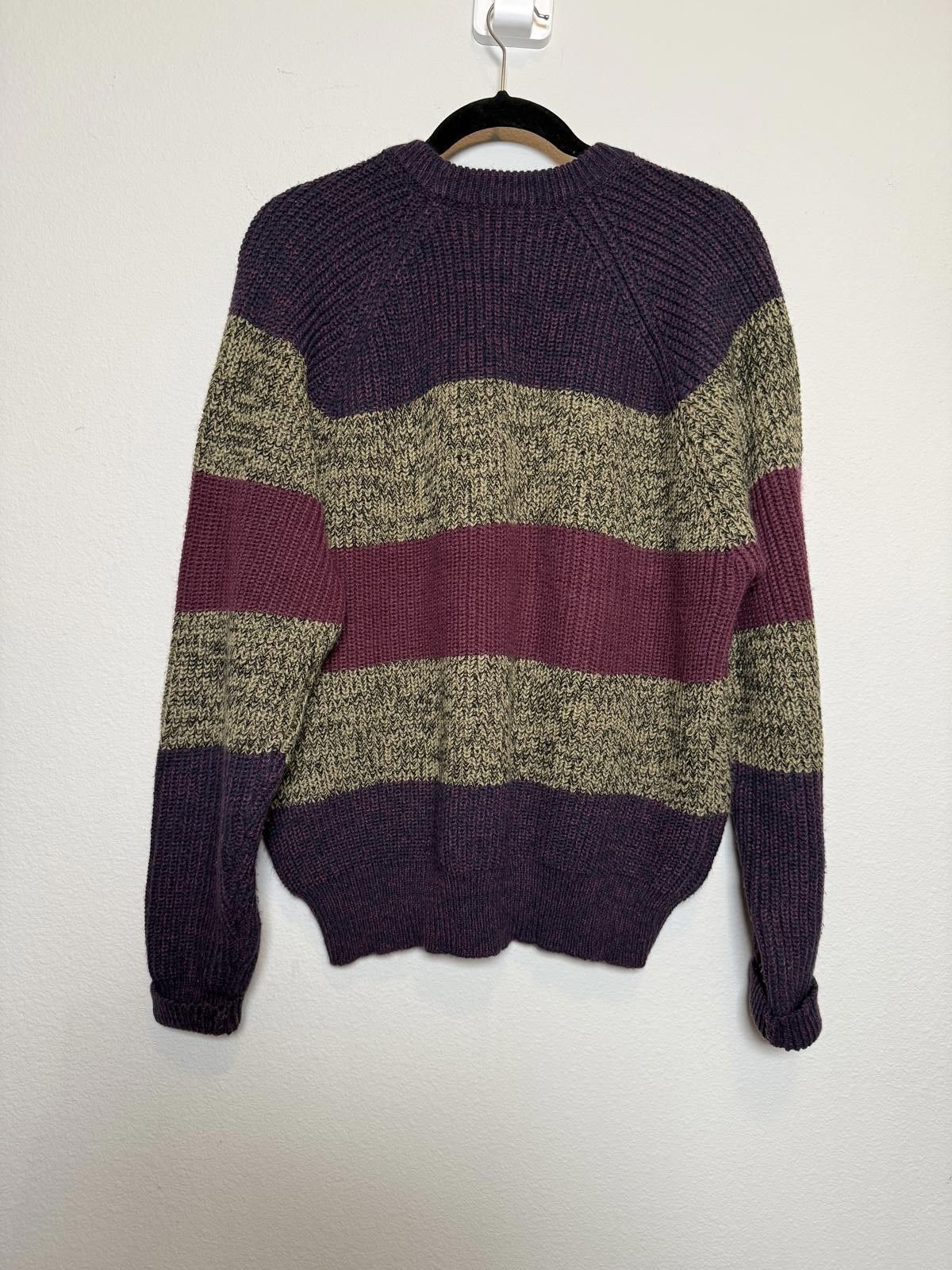 Oakton Limited Vintage 90s Oakton Limited Striped Cable Knit Sweater Size US XL / EU 56 / 4 - 4 Thumbnail