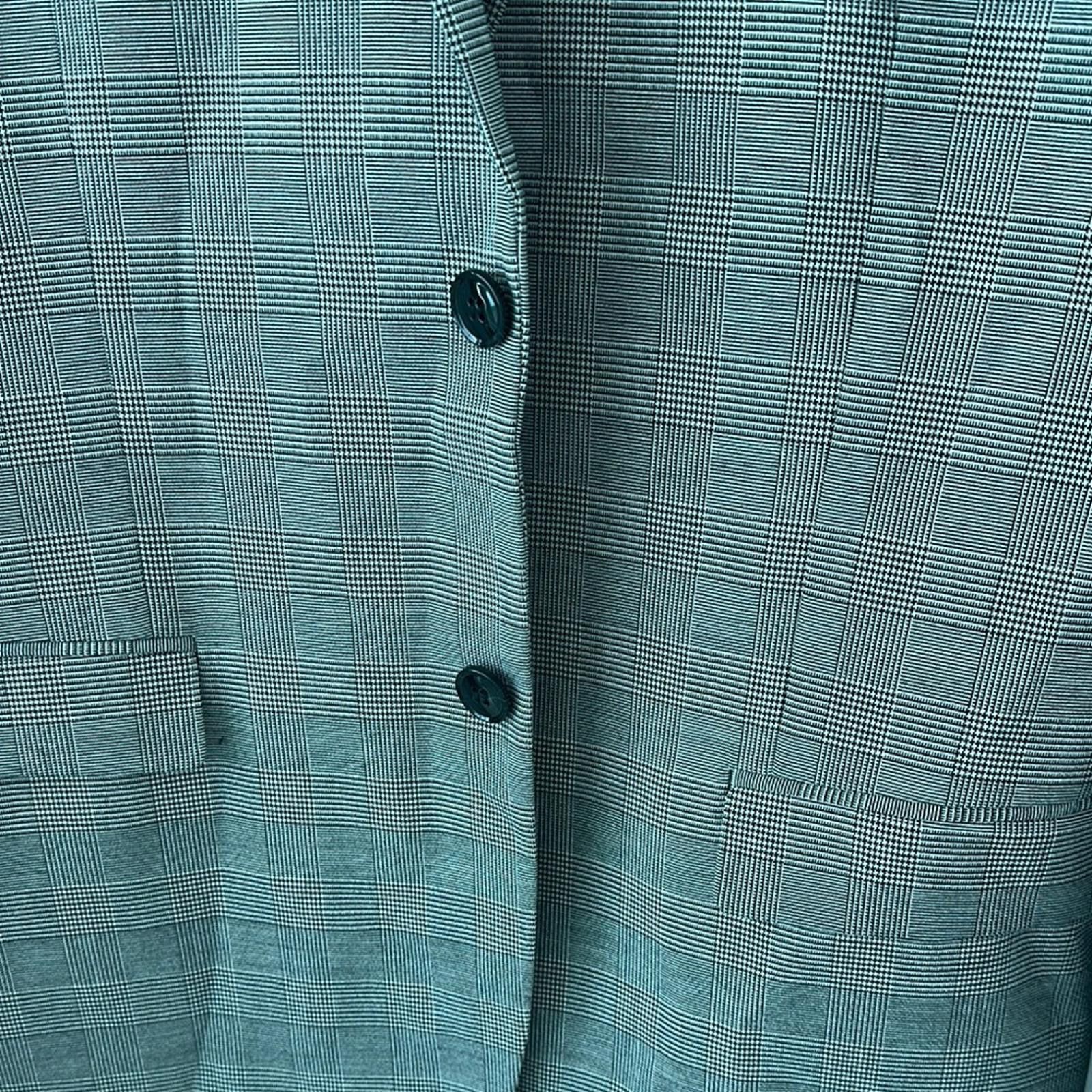 Designer Classic Gray Men's Blazer Size 42R - 3 Thumbnail