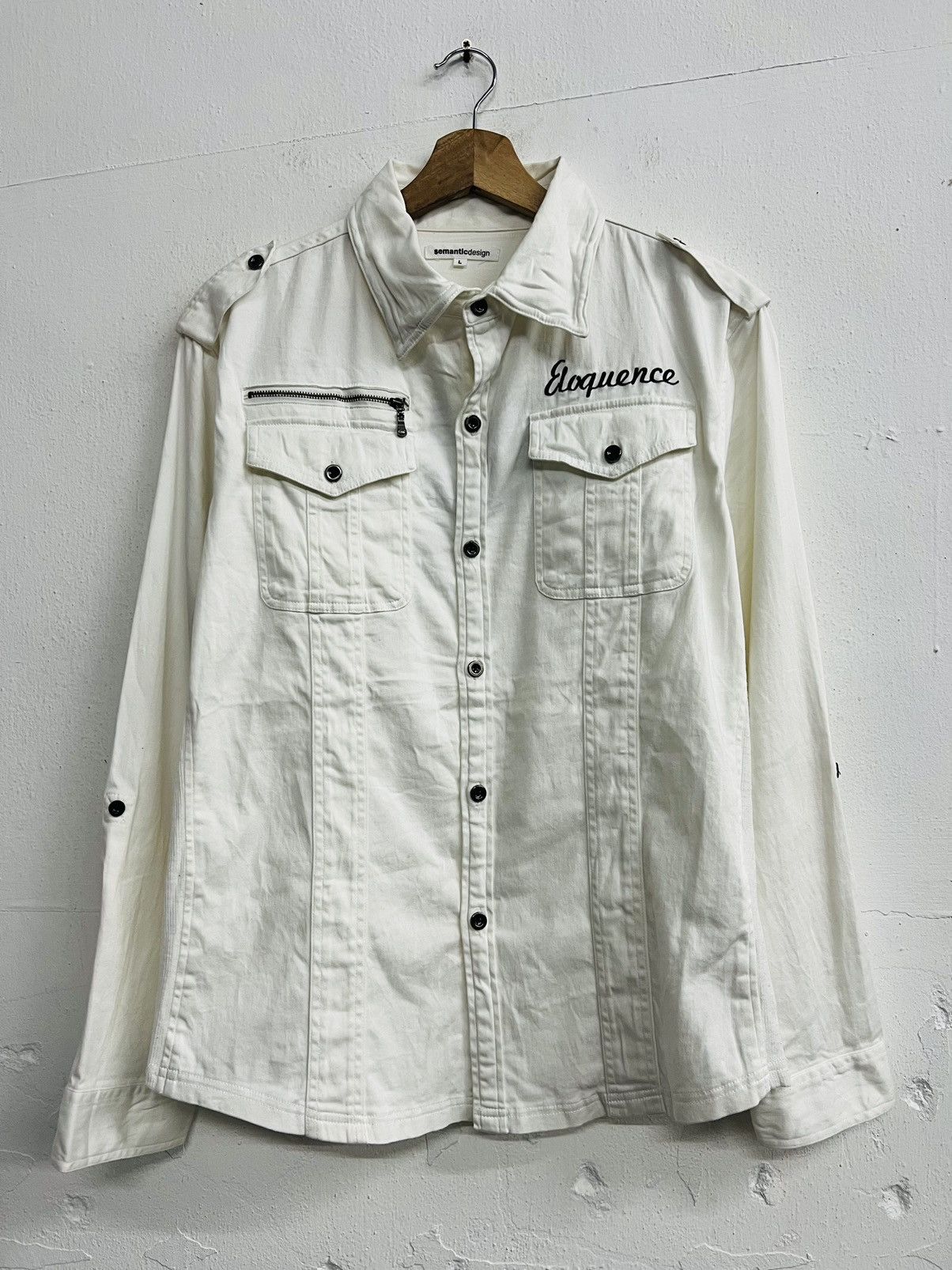 Japanese Brand × semanticdesign Semantic Design Western Shirt Size US L / EU 52-54 / 3 - 2 Thumbnail
