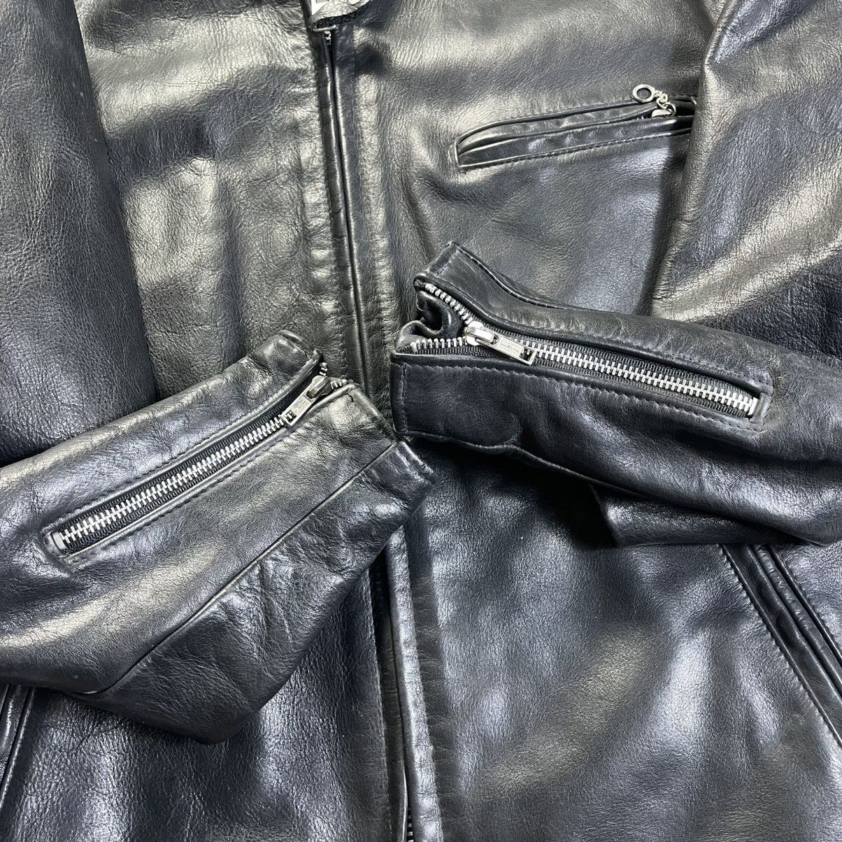 Schott Schott 141 Cowhide Leather Single Riders Jacket Blouson Size US XS / EU 42 / 0 - 4 Thumbnail