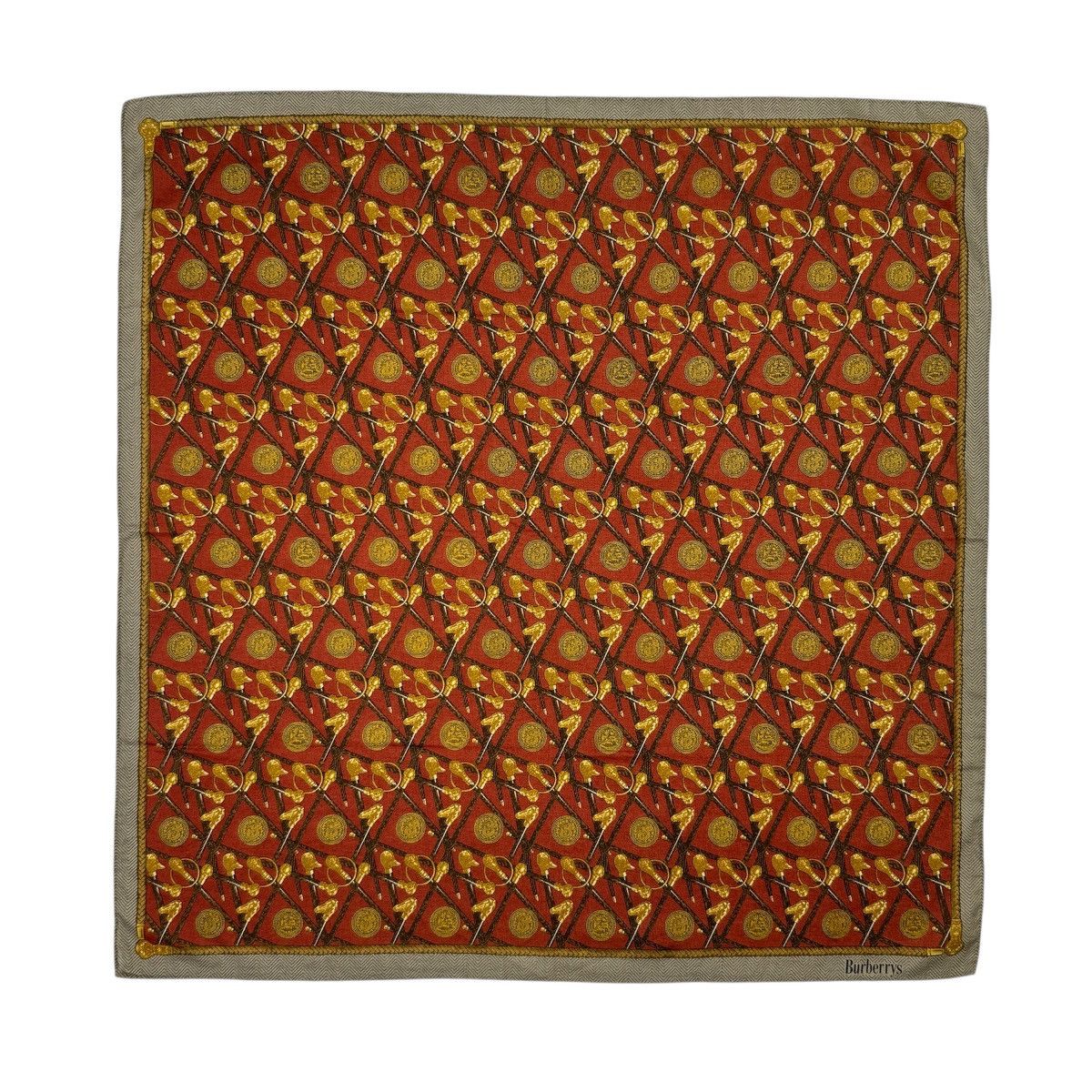 Burberry Vintage Burberrys Handkerchief, Pocket Square, Neck Scarf Size ONE SIZE - 3 Thumbnail