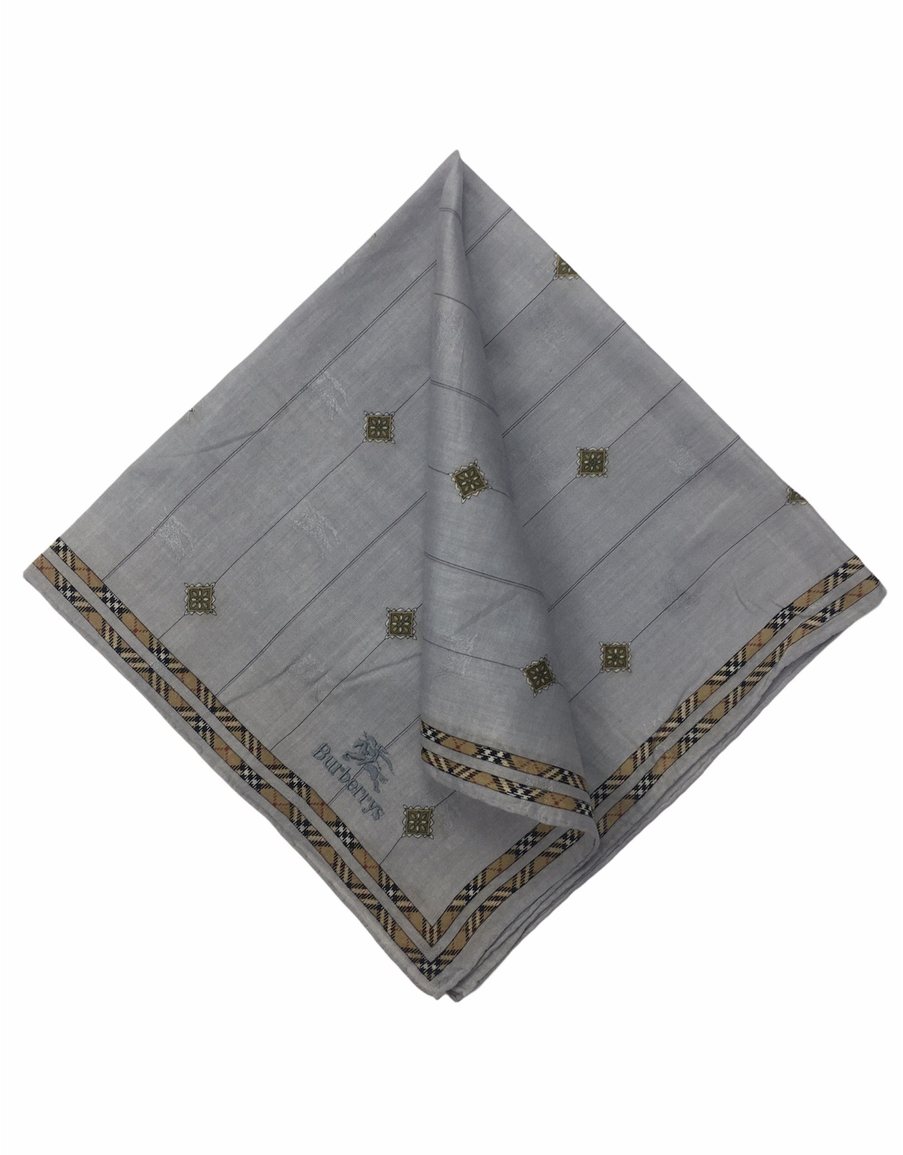 Burberry Burberry Handkerchief Rare Design - HKC0006 Size ONE SIZE - 1 Thumbnail