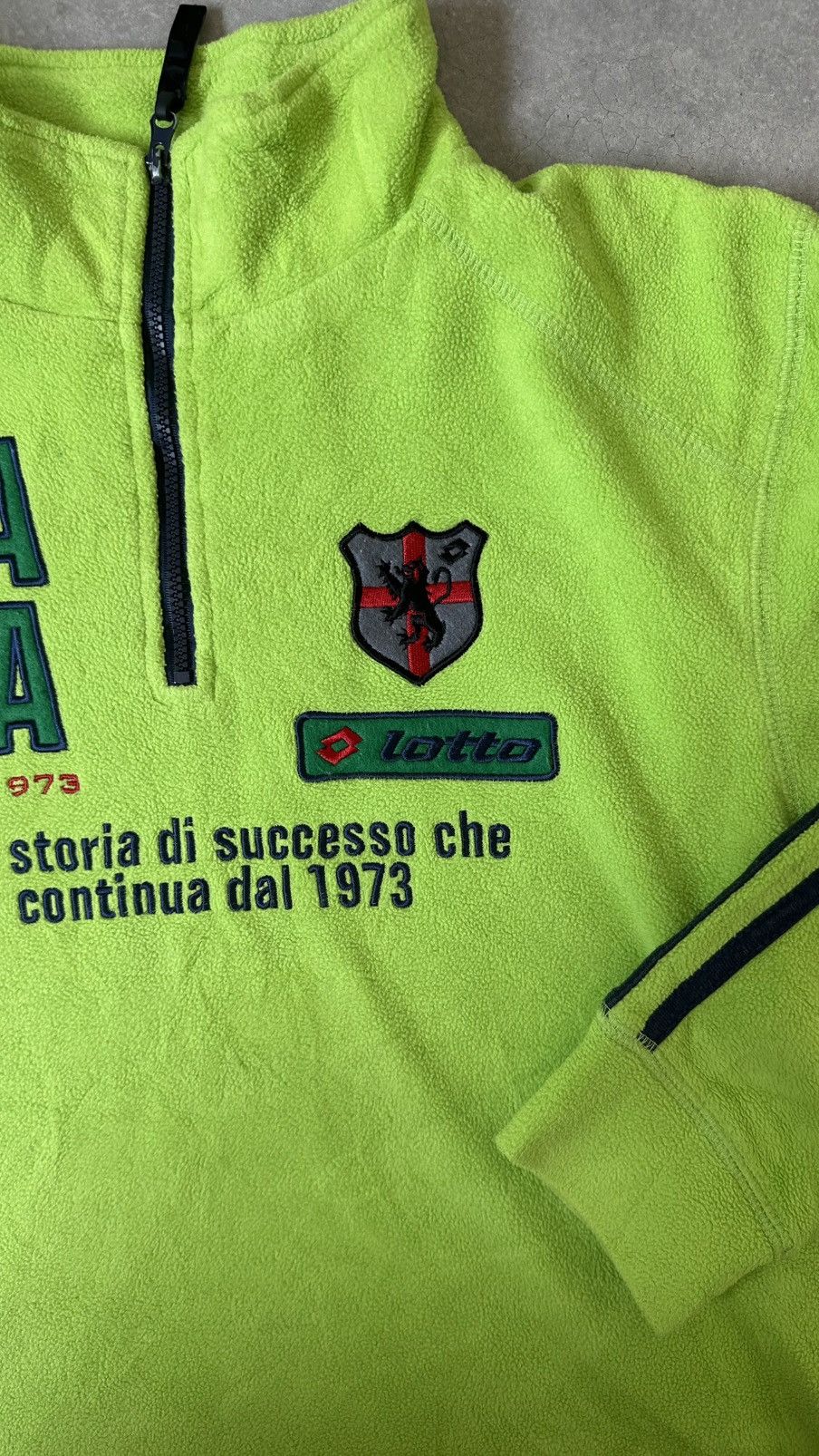 Lotto Sport VINTAGE LOTTO ITALIA FLEEZE MIDZIPPER SWEATER Size US S / EU 44-46 / 1 - 3 Thumbnail