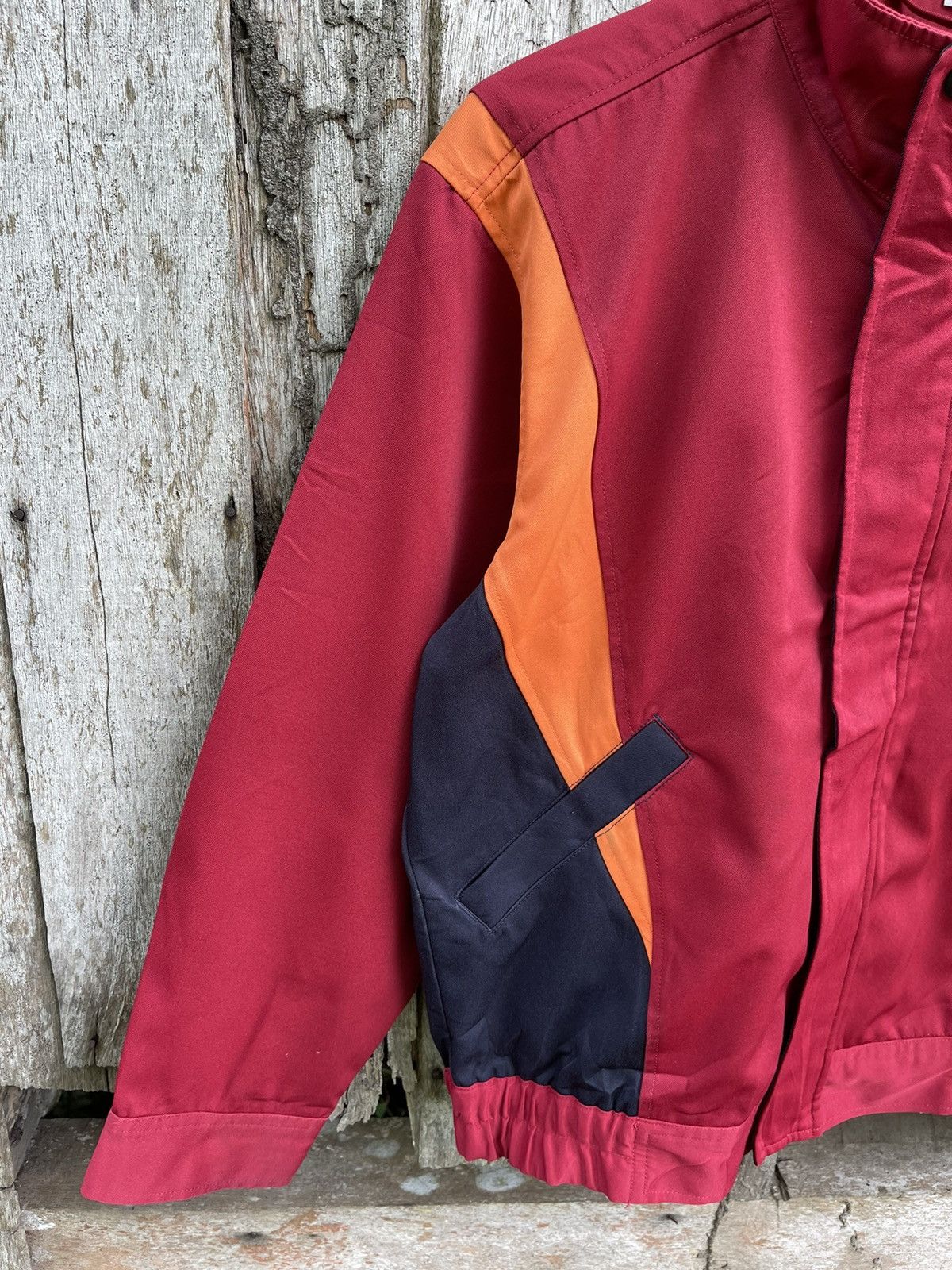 Japanese Brand Japanese ENEOS Red Workwear Jacket Colorblock Uniform Style Size US M / EU 48-50 / 2 - 3 Thumbnail
