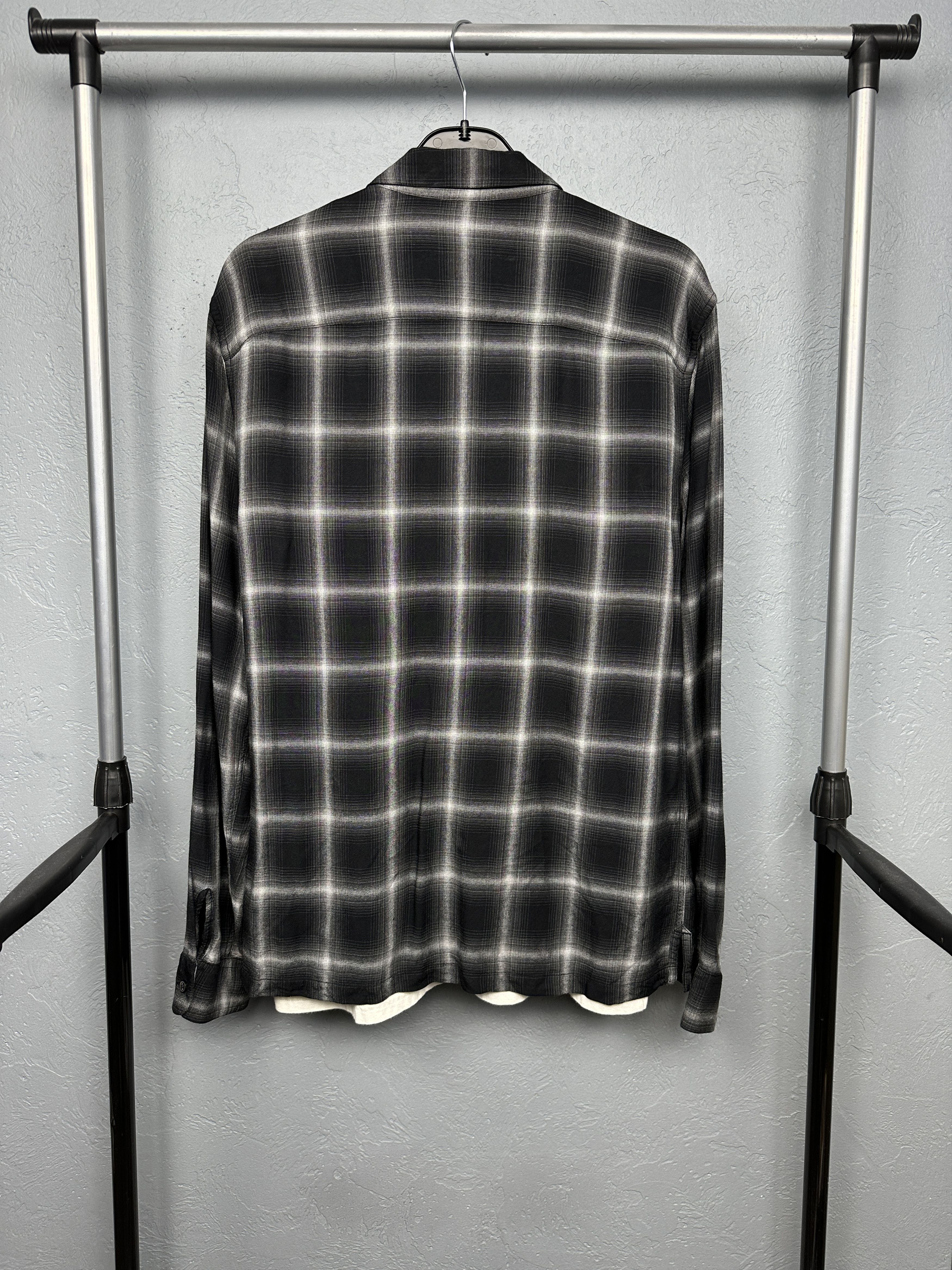 Allsaints Allsaints Mens Biloxi Flannel Plaid Shirt Size US S / EU 44-46 / 1 - 6 Thumbnail