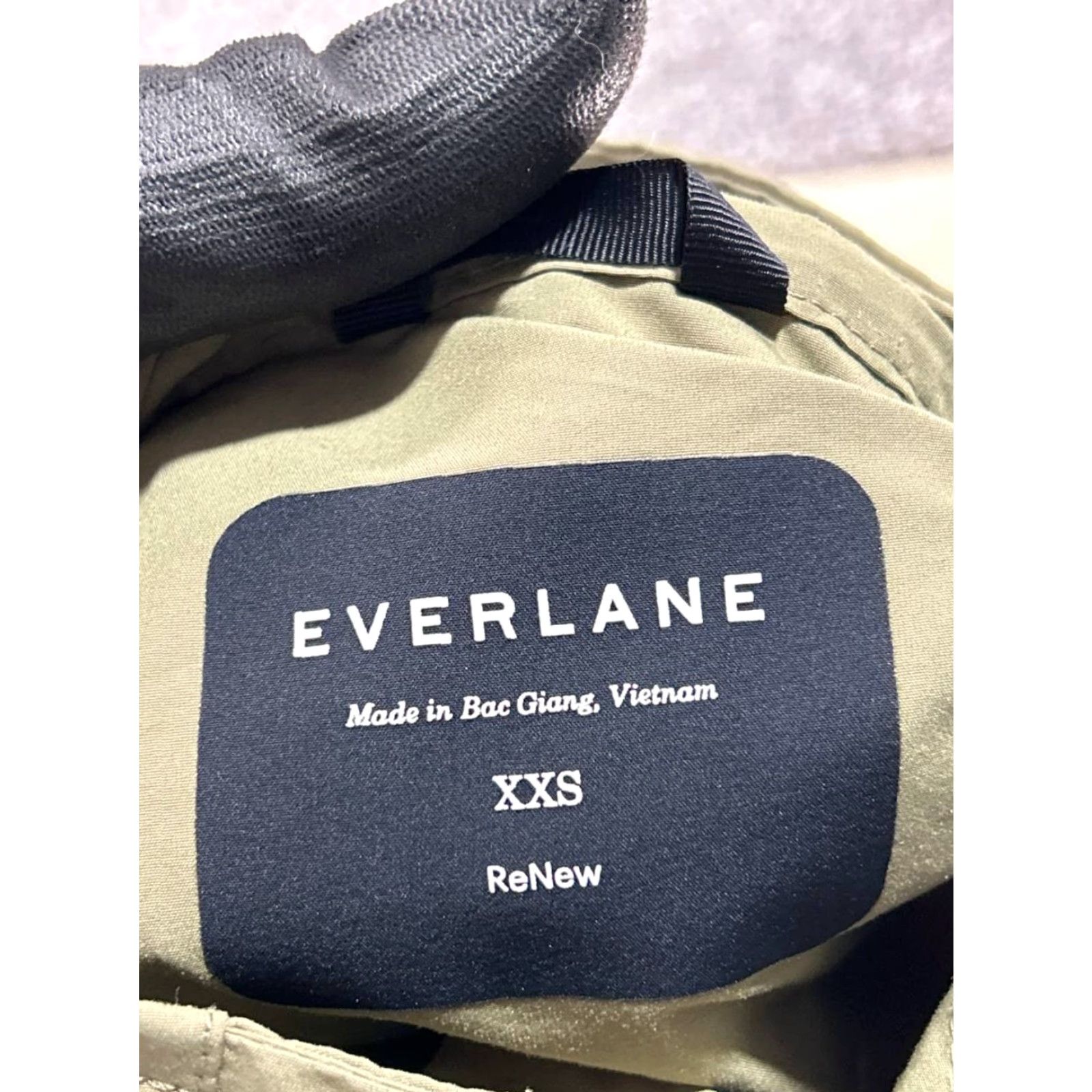 Everlane Everlane Jacket 2XS Green Full Zip Parka Long Sleeve Casual Travel Winter Fall Spring Womens Size XXS / US 00 / IT 34 - 3 Thumbnail