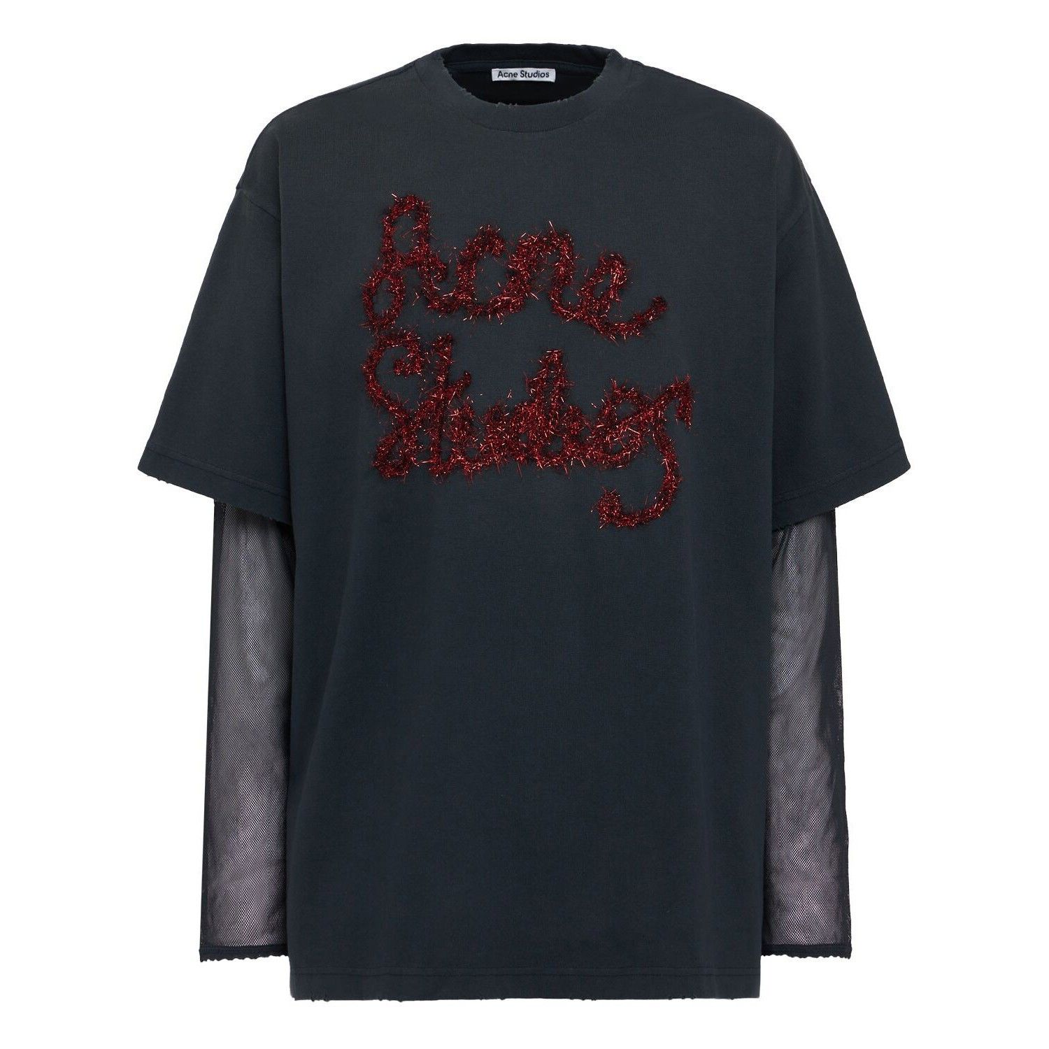 Acne Studios ACNE STUDIOS Edra Layered Gray Cotton Shirt New & Authentic Size US L / EU 52-54 / 3 - 1 Thumbnail