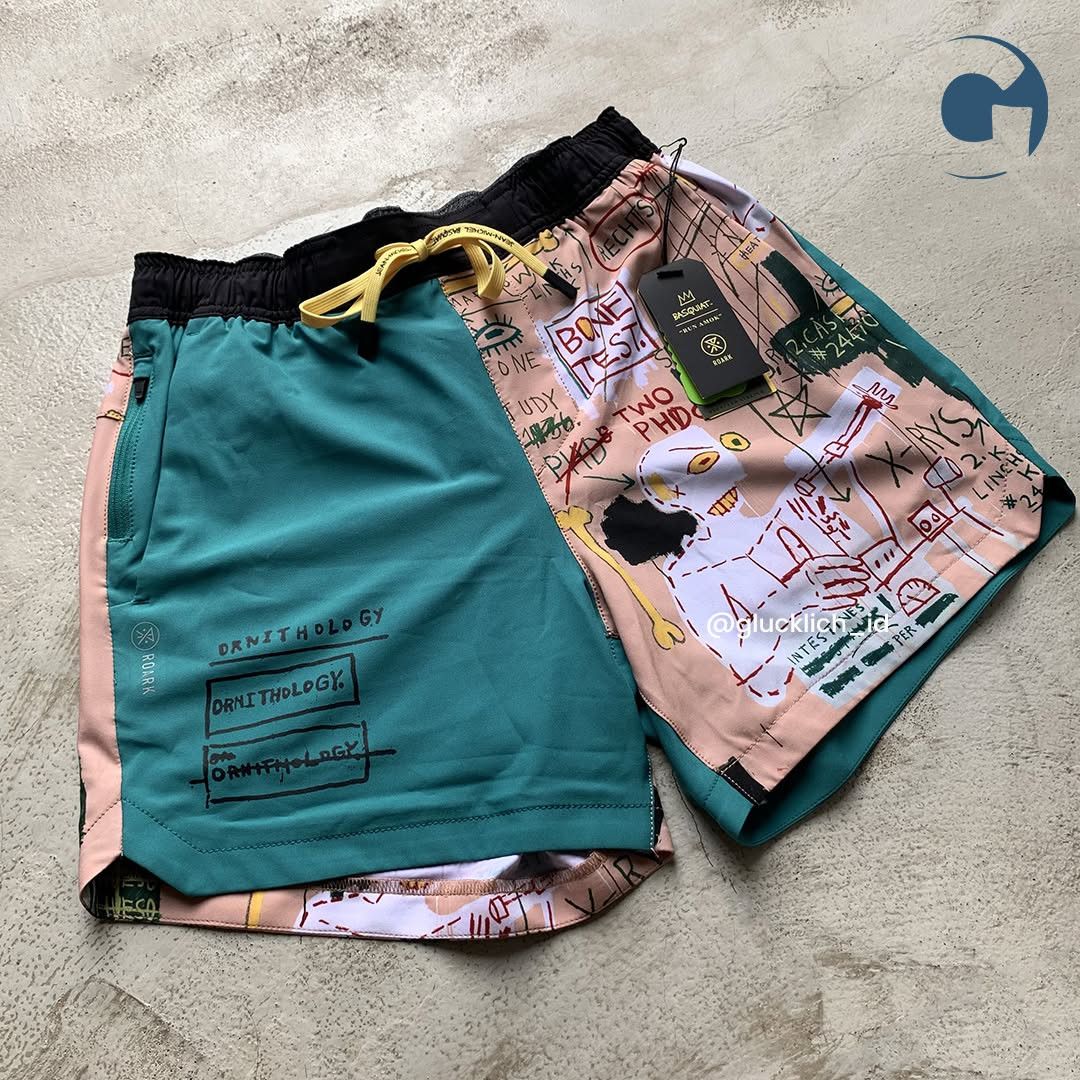 Roark Roark, Run Amok x Jean Michel Basquiat Serrano 5” Short Size US 28 / EU 44 - 4 Thumbnail
