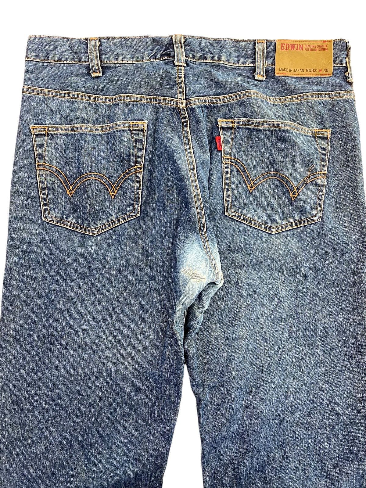 Edwin Edwin Brand Faded Wash Style Loose Jeans Size US 38 / EU 54 - 4 Thumbnail