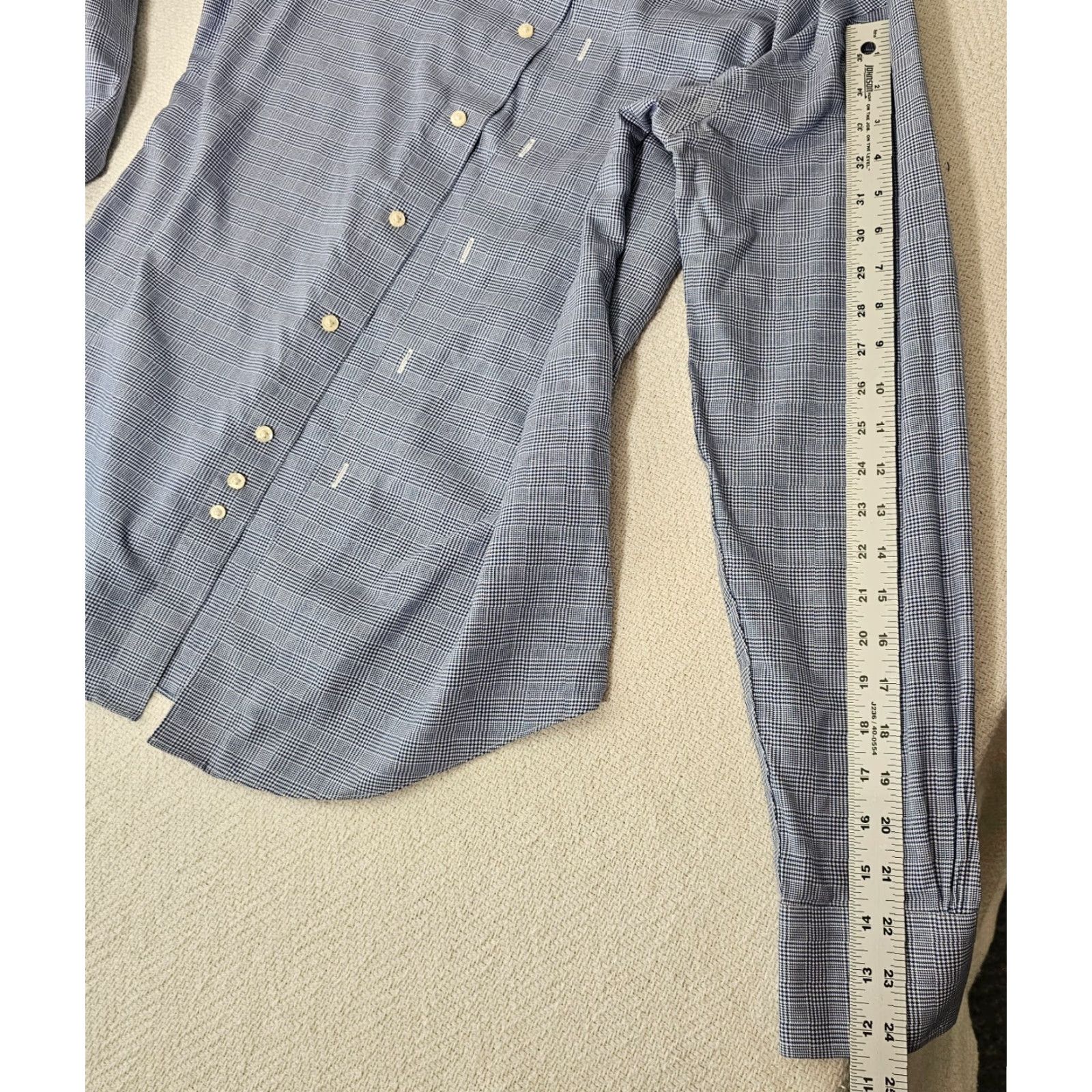 Brooks Brothers Brooks Brothers Dress Shirt Men 15 Blue plaid Casual Button-Down Collar Non Iron Regular Cuffs Vintage? No Size US M / EU 48-50 / 2 - 6 Thumbnail
