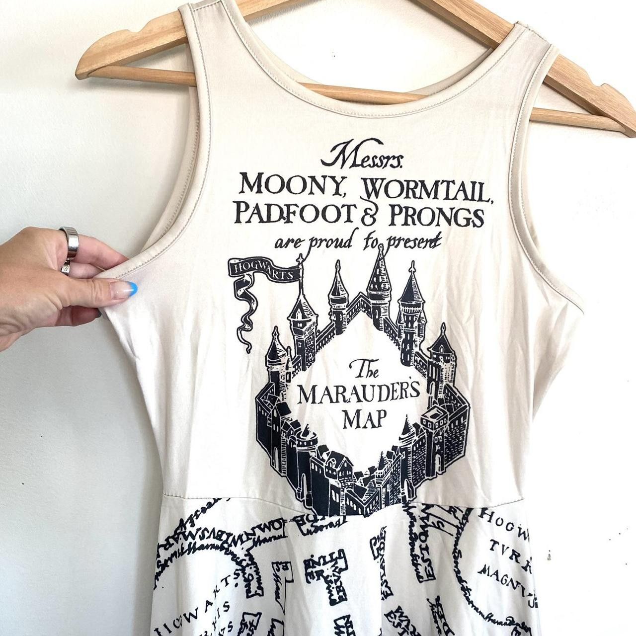 Other HARRY POTTER WOMENS SIZE XS CREAM BLACK MINI DRESS Size XS / US 0-2 / IT 36-38 - 5 Thumbnail