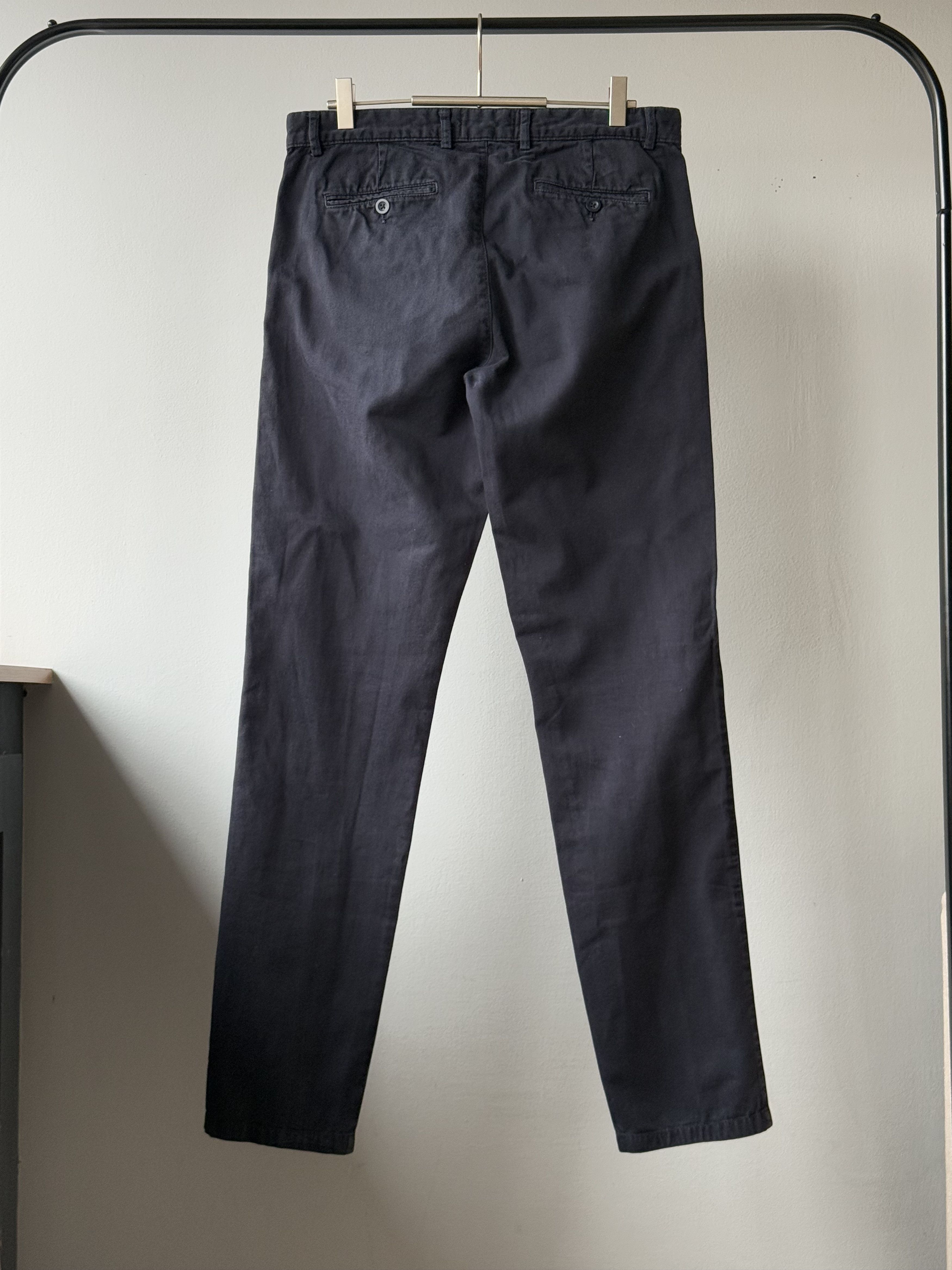 A Day's March A Day's March Classic Navy Slim Fit Chino Trousers Pants Size US 30 / EU 46 - 2 Thumbnail