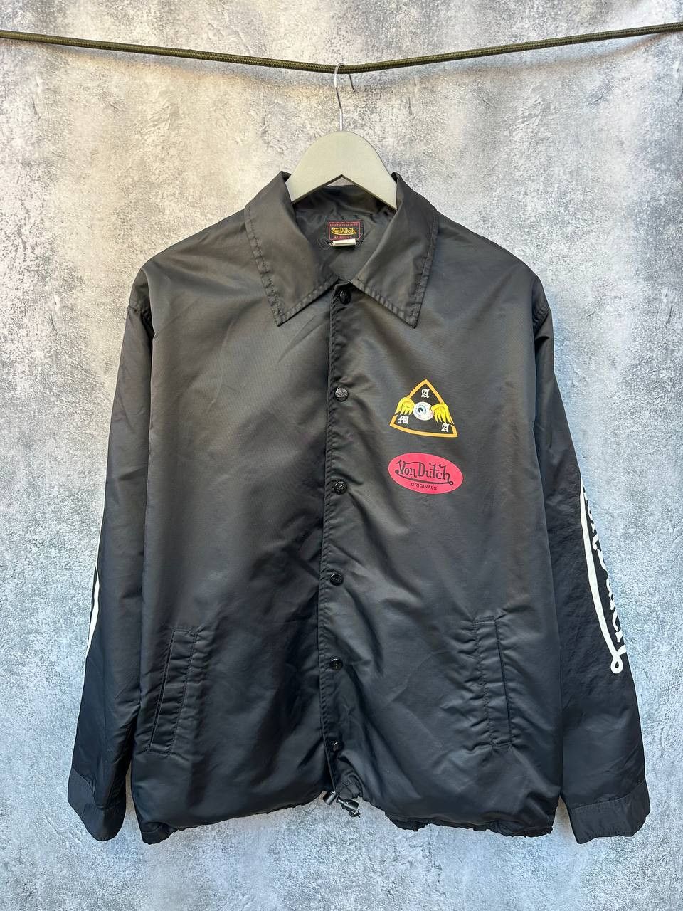 Vintage × Von Dutch Von Dutch Originals 1997 90s Windbreaker Jacket Motorcycle Size US L / EU 52-54 / 3 - 3 Thumbnail