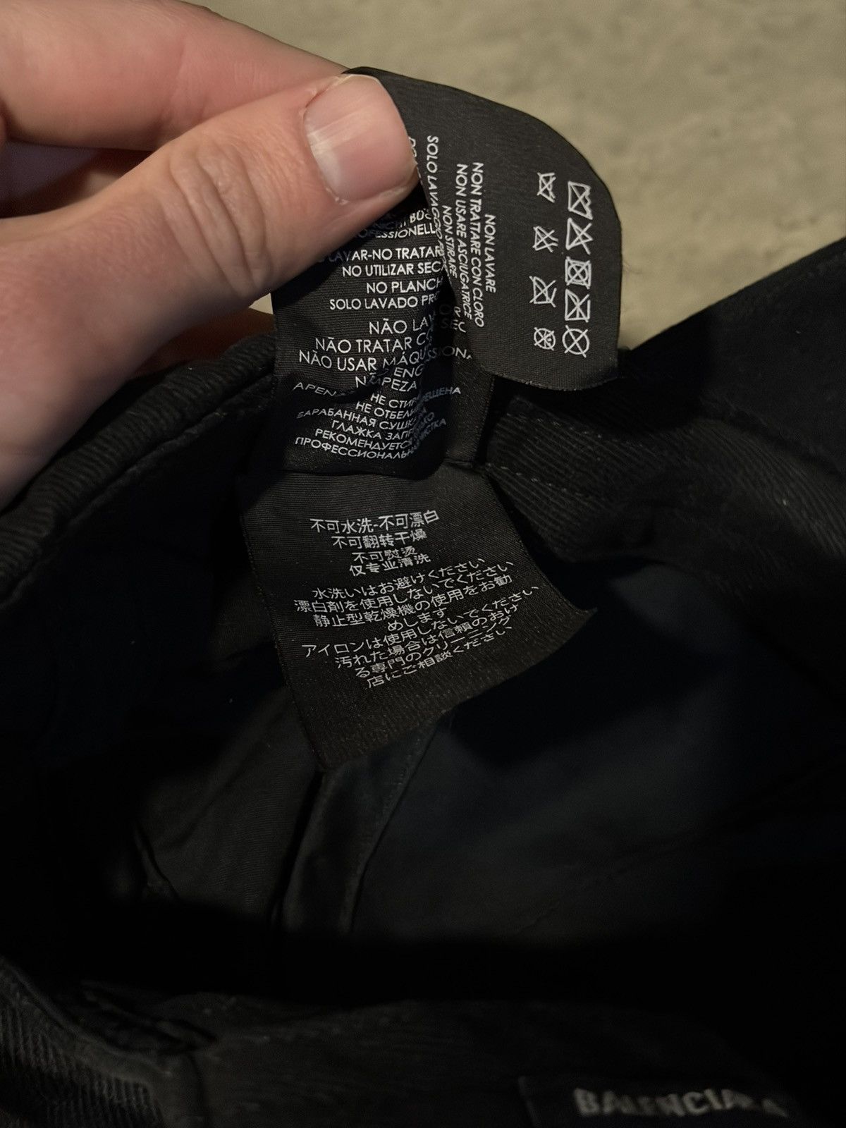 Balenciaga balenciaga logotype hat Size ONE SIZE - 4 Thumbnail