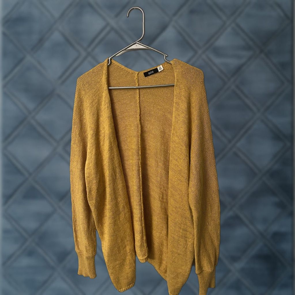 Bdg BDG Cardigan Sweater Womens Large Yellow Size L / US 10 / IT 46 - 1 Thumbnail