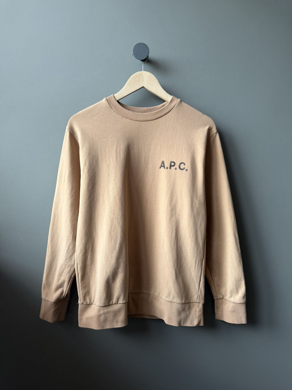 A.P.C. A.P.C. Crew Neck Logo Sweatshirt Size S Size US S / EU 44-46 / 1 - 1 Thumbnail