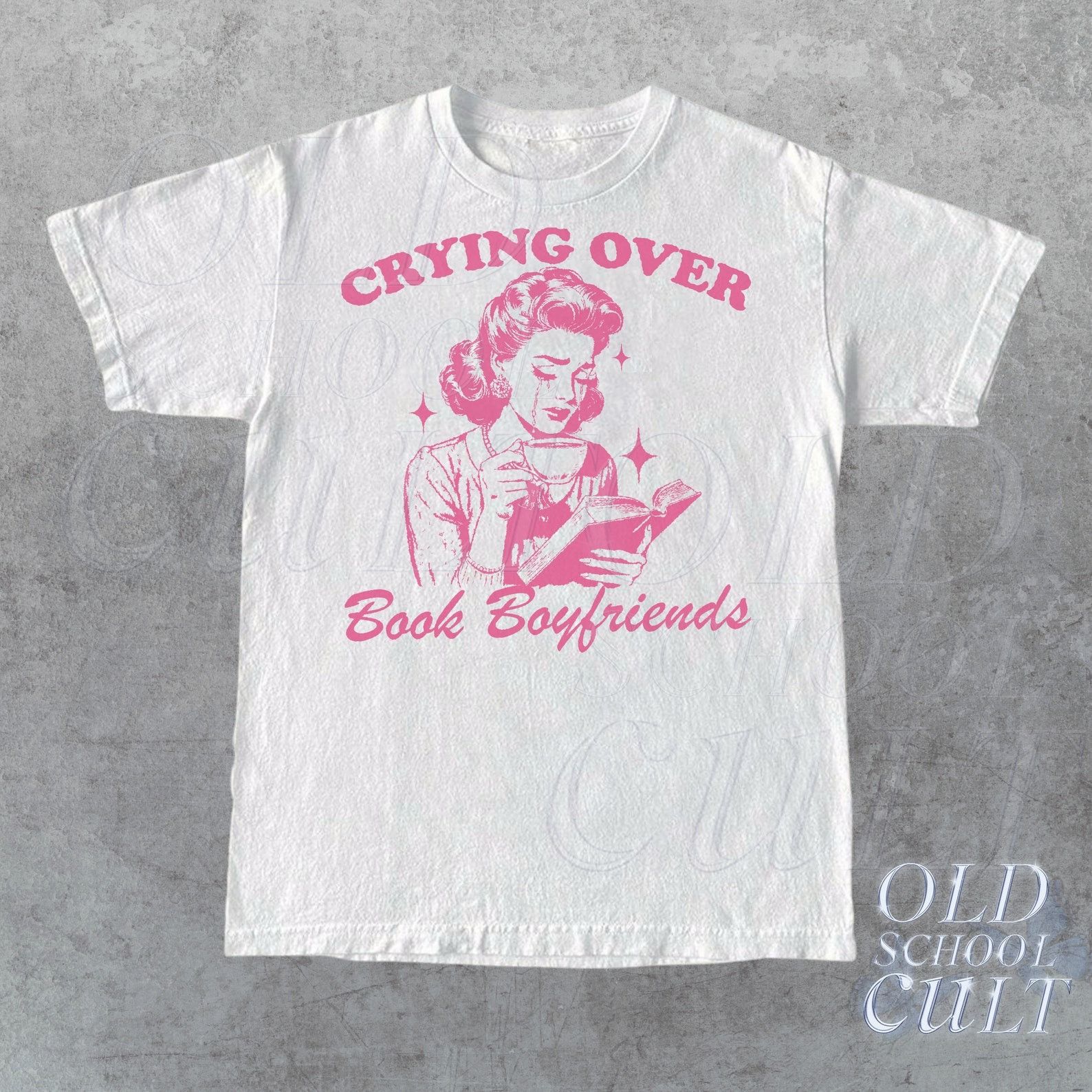 The Unbranded Brand Cry Over Book Boyfriends Graphic T-Shirt Size US L / EU 52-54 / 3 - 3 Thumbnail