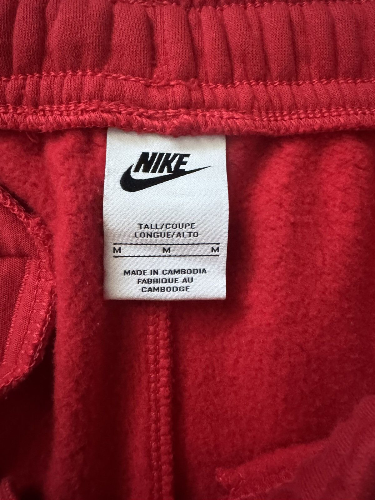 Nike Red Nike Joggers Size US 32 / EU 48 - 3 Thumbnail