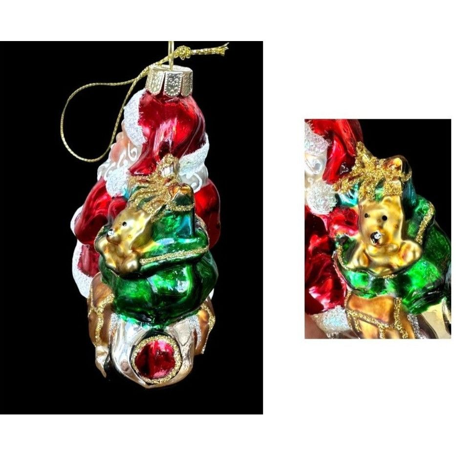 Other Santa Claus Motorcycle Christmas Ornament New Sleigh Toys No Size ONE SIZE - 10 Thumbnail