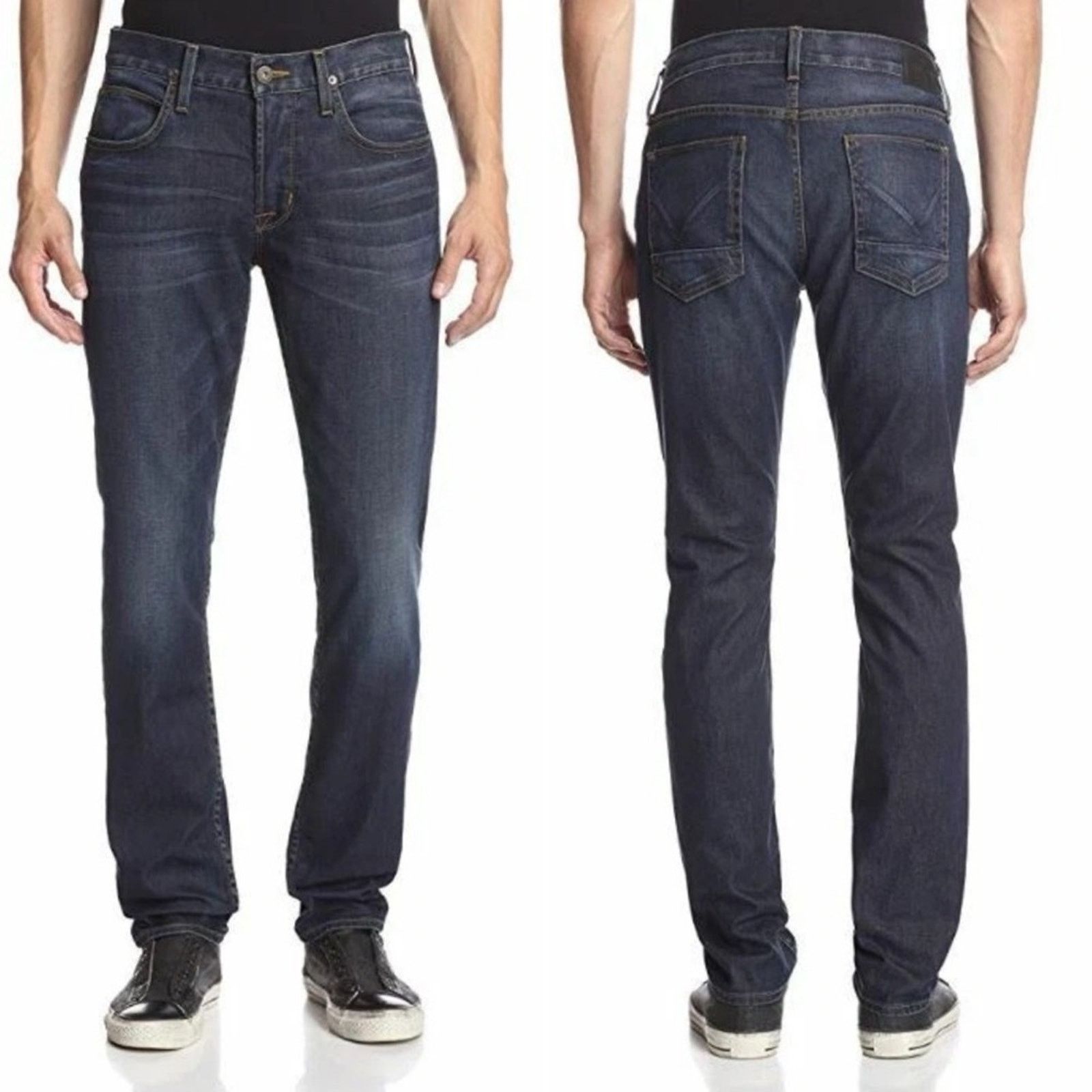Hudson HUDSON Jeans Blake Slim Straight-Fit Buttoned Fly Jeans Size US 34 / EU 50 - 1 Thumbnail