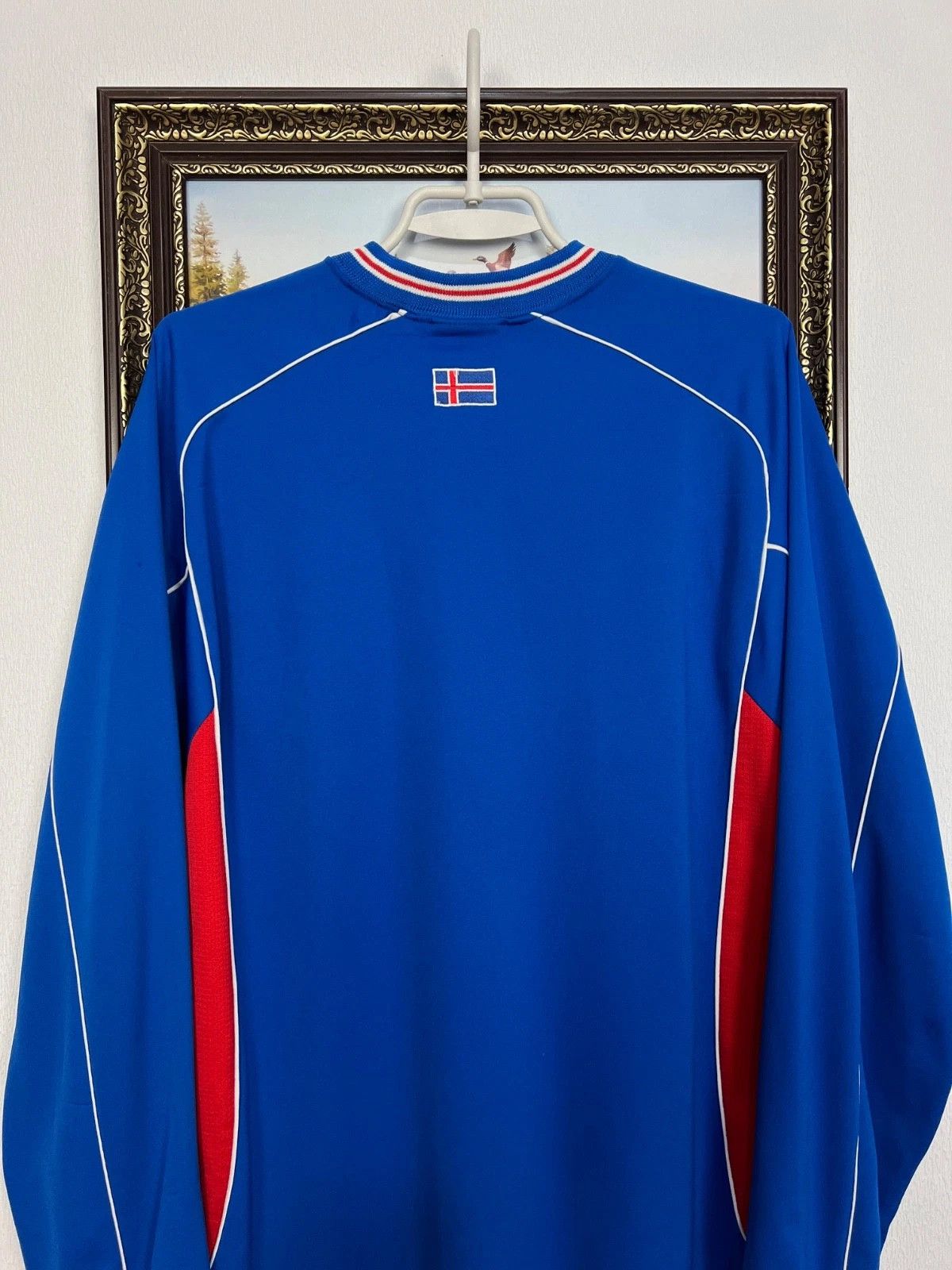 Errea Iceland football shirt 2004 Long Sleeve Soccer Jersey Trikot Size US XXL / EU 58 / 5 - 7 Thumbnail