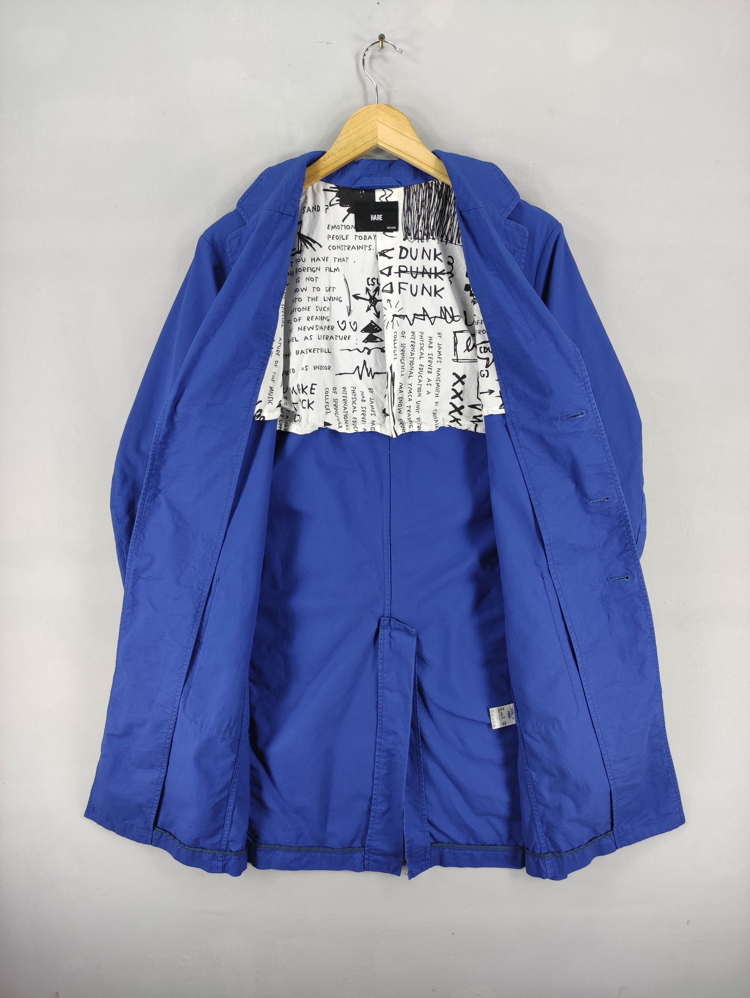 HARE Vintage Hare Long Coat Jacket Size M / US 6-8 / IT 42-44 - 4 Thumbnail