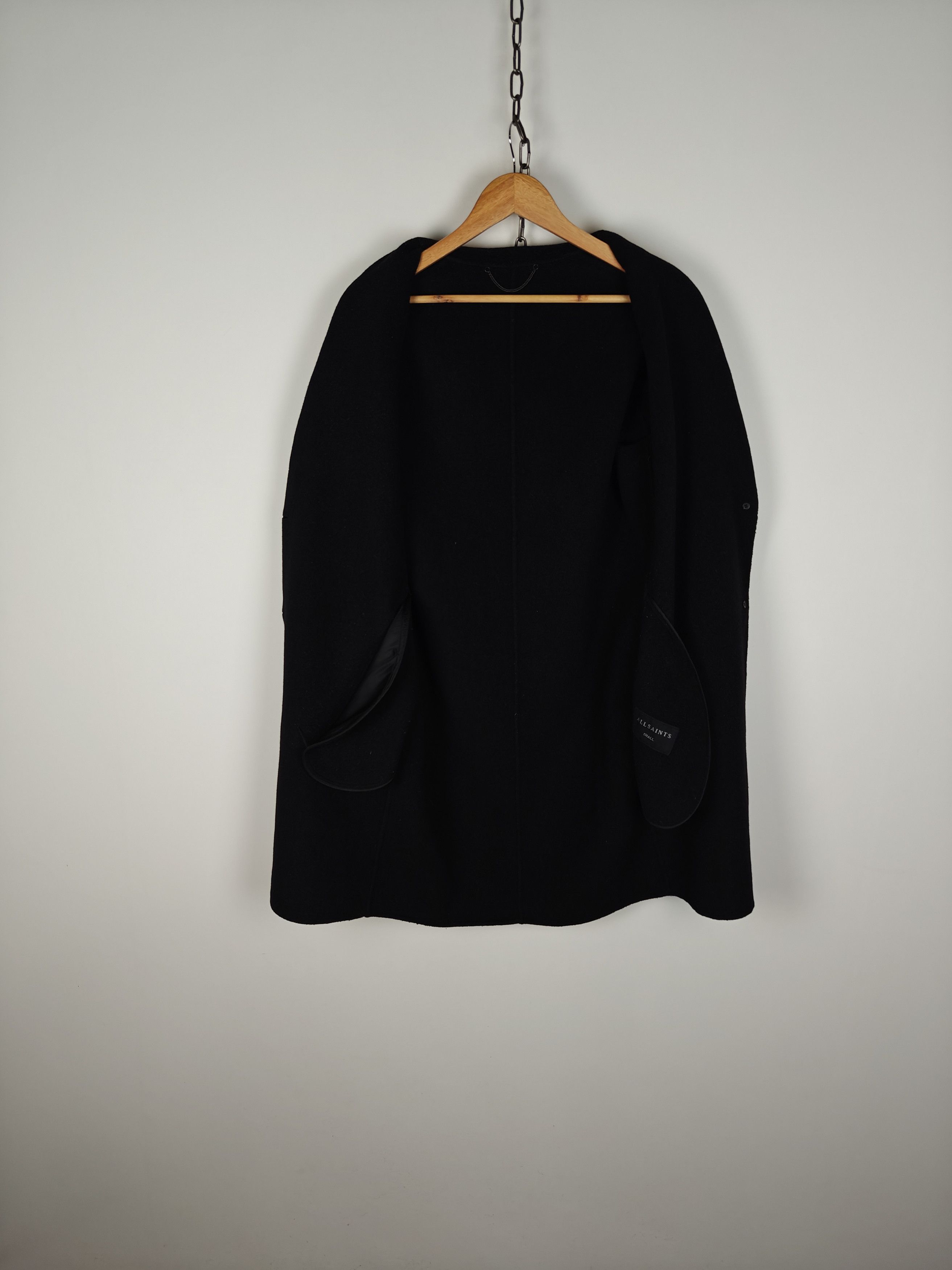 Allsaints Allsaints Anya Coat Wool Jacket Black size S Size S / US 4 / IT 40 - 8 Thumbnail