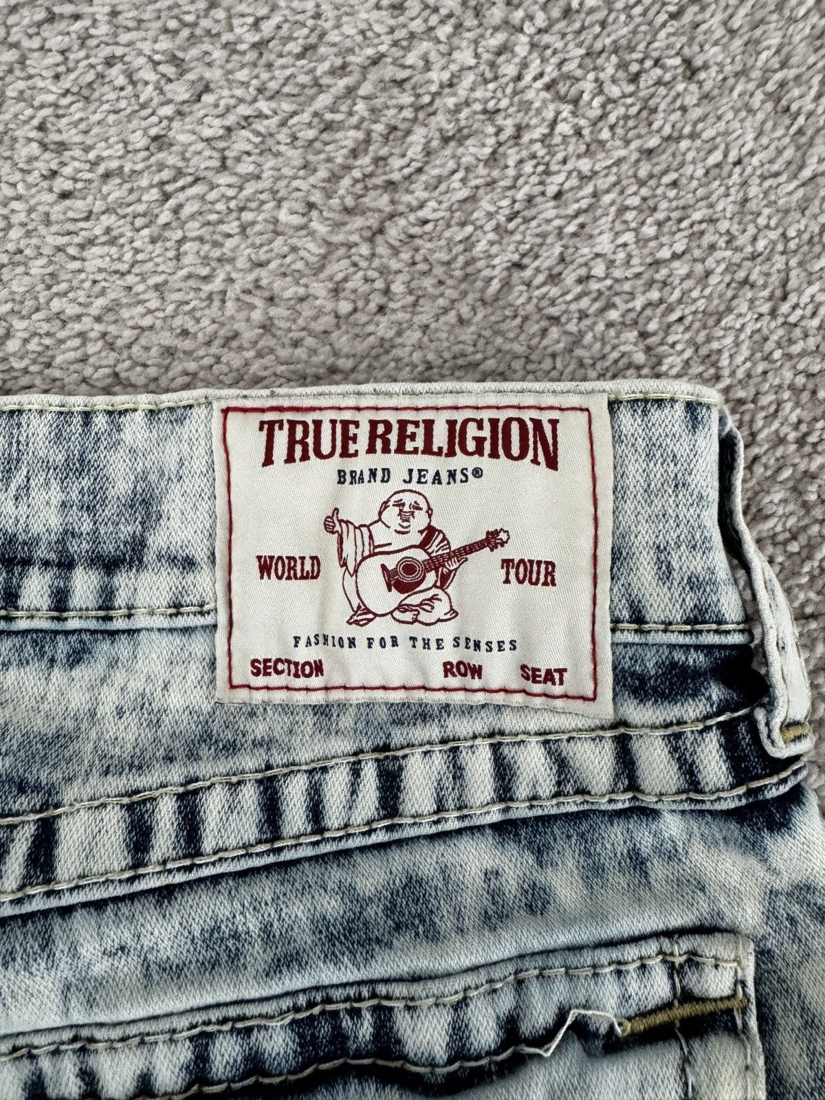 True Religion ROCCO FLAP BIG T TRUE RELIGION ACID WASH Size US 34 / EU 50 - 4 Thumbnail