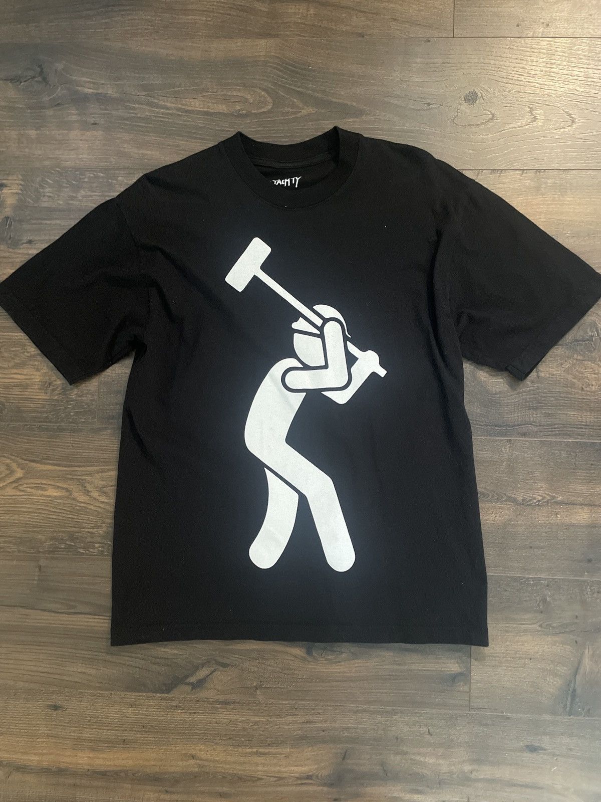 image of Lil Yachty “I’M The B They Said Fell Off” Tee in Black, Men's (Size Medium)