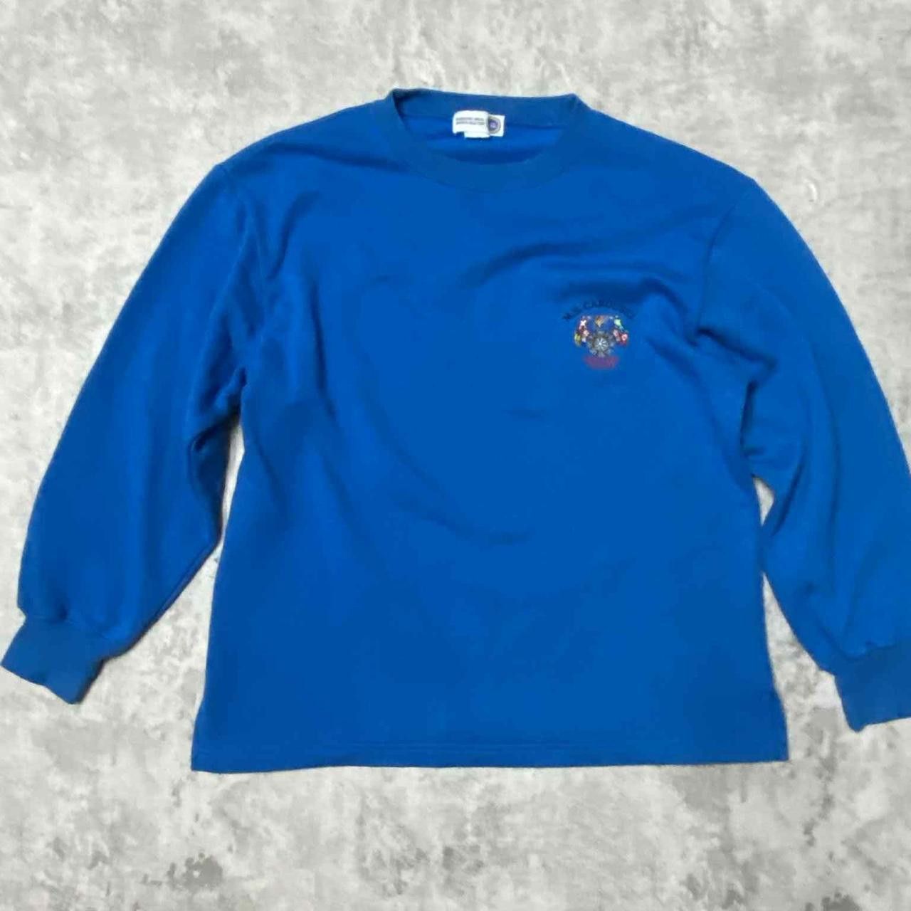 Other Blue vintage long sleeve shirt with embroidered Size US M / EU 48-50 / 2 - 1 Thumbnail