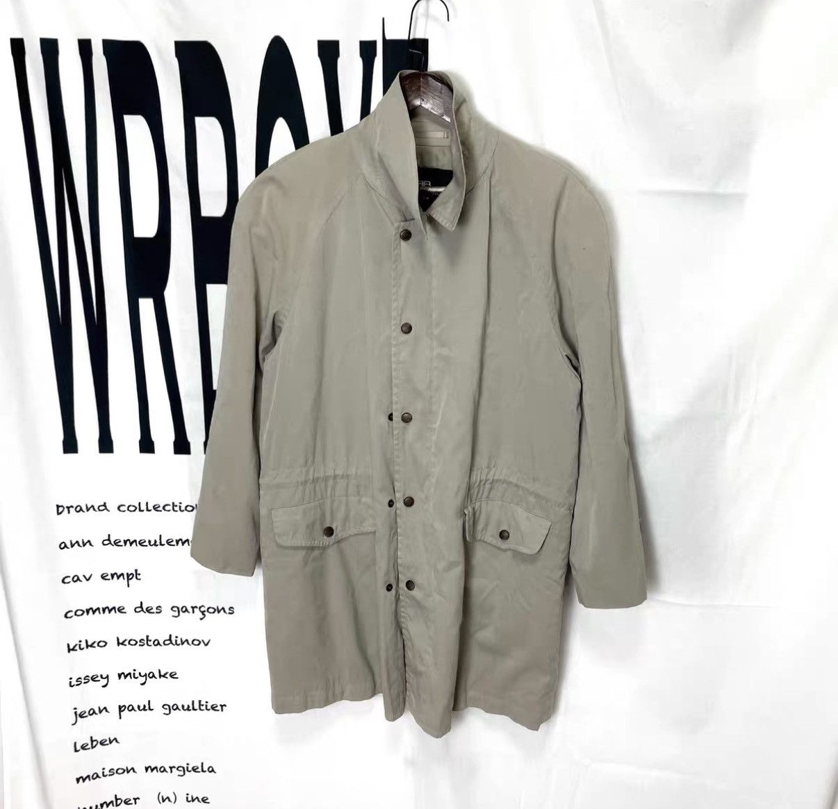 Balenciaga Balenciaga White Parka Coat J29 Size US M / EU 48-50 / 2 - 2 Thumbnail