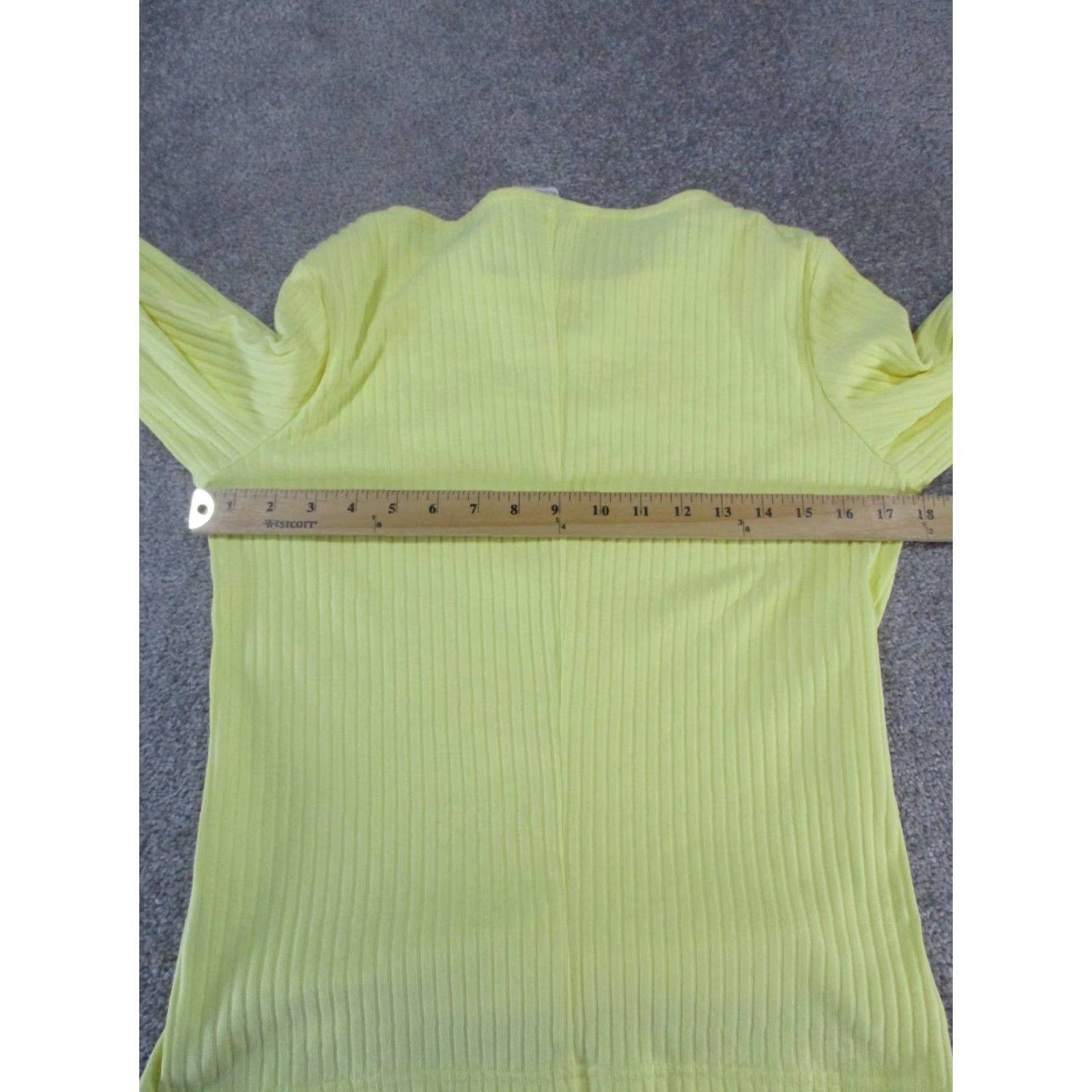 Nike Nike Sweater Womens XS Yellow Ribbed Cotton Jersey Pullover Knit Crewneck Jumper Sweatshirt Shirt Womens XS Yellow Nike Sweater Size XS / US 0-2 / IT 36-38 - 7 Thumbnail