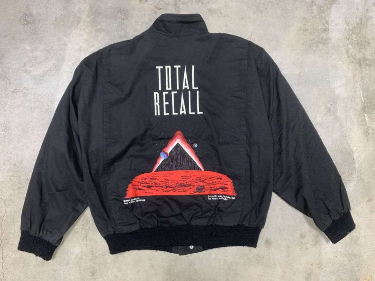 Rare 🔥 Vintage 90’s Total Recall Movie Promo Bomber Jacket