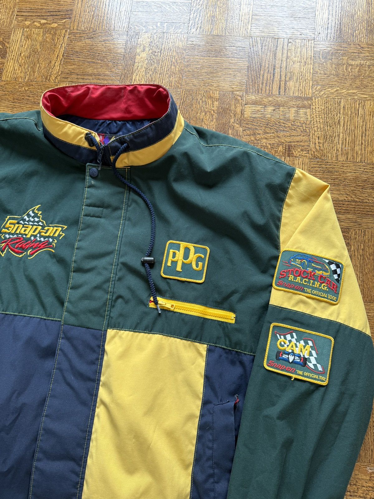 Vintage Vintage Snap On Racing Embroidered Jacket Size US XXL / EU 58 / 5 - 4 Thumbnail