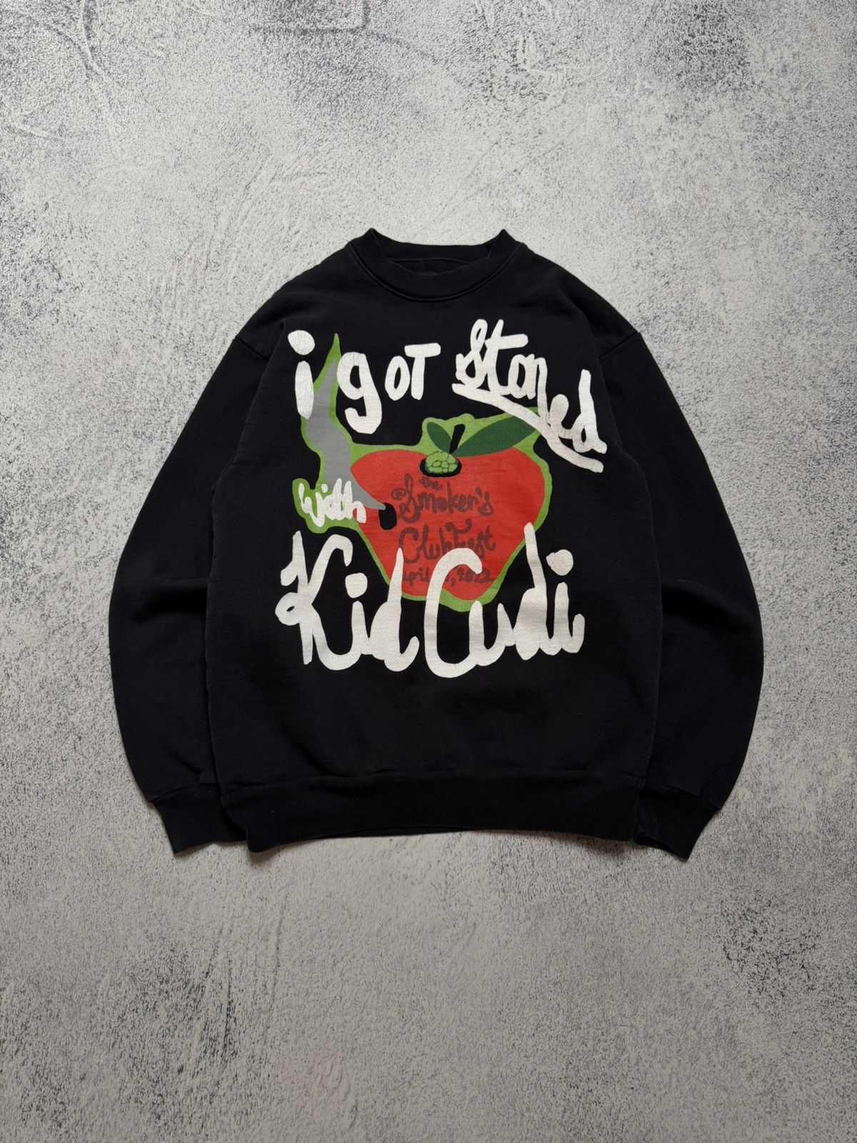 Kid Cudi KID CUDI SMOKERS CLUB FEST 2022 MERCH CREWNECK Size S BLACK Size US S / EU 44-46 / 1 - 1 Thumbnail