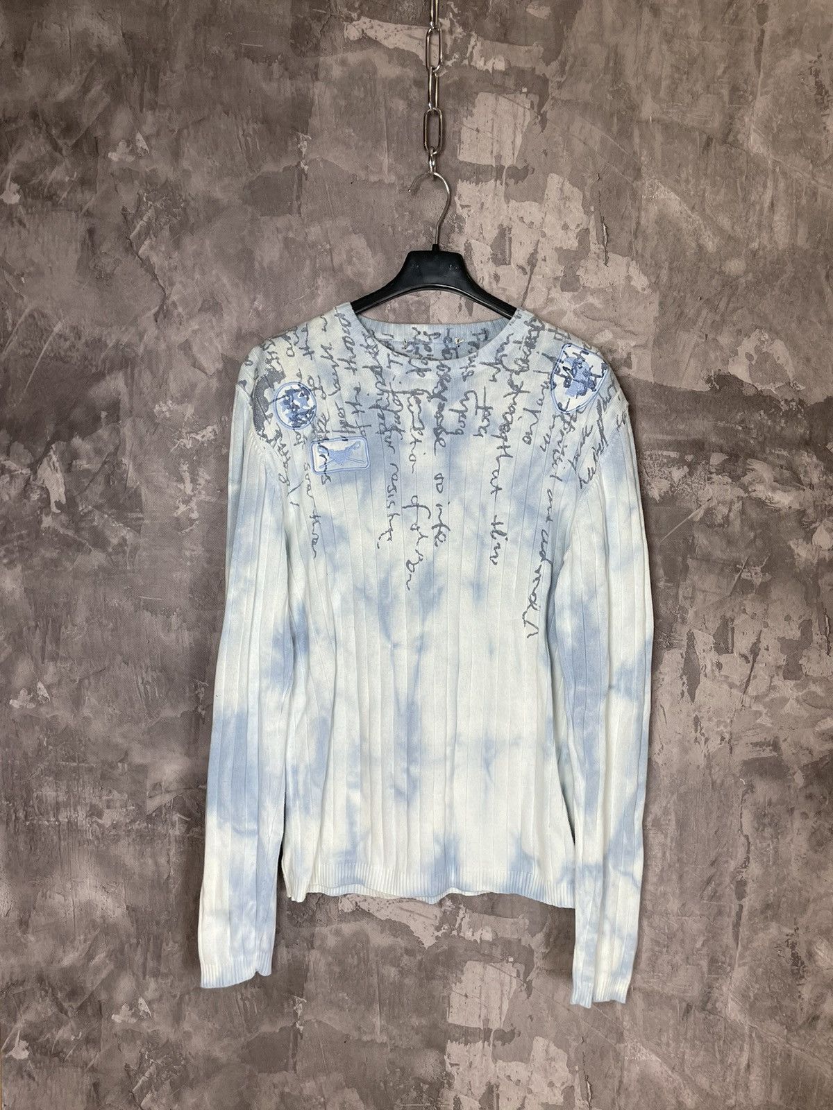 Japanese Brand Avant Garde Y2K Art Rare Multicolour Sweater Long Sleeve Size L / US 10 / IT 46 - 1 Thumbnail