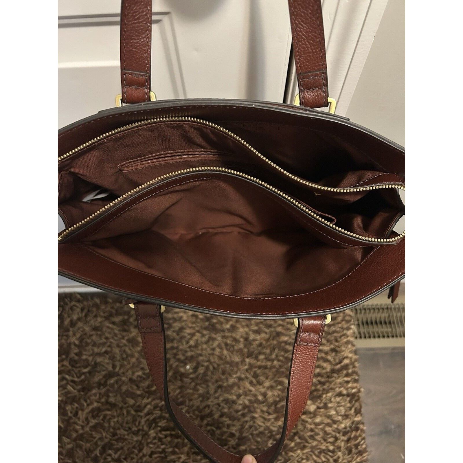 Fossil NEW! Vintage Fossil Lauren Hand Bags Satchel Brown Size ONE SIZE - 5 Thumbnail