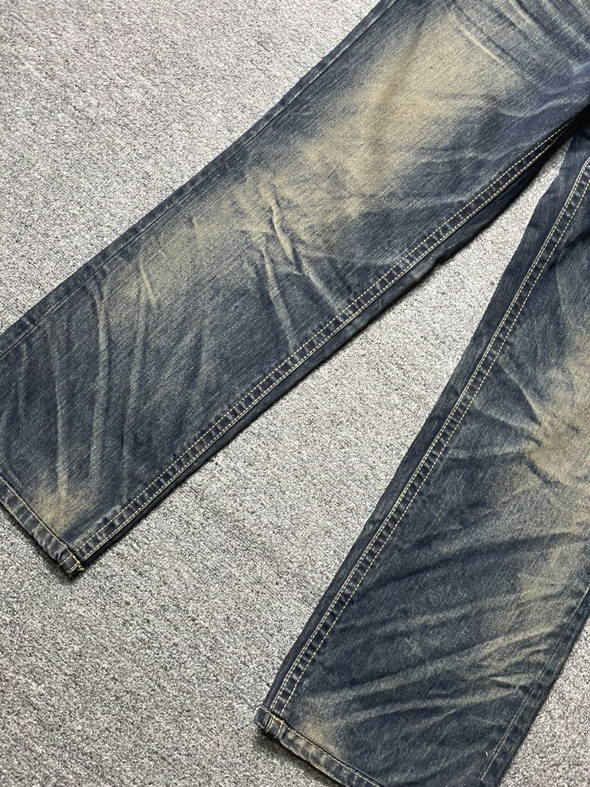 Japanese Brand × Vintage LOLITA JEANS Owl Rusty Blue Distressed Denim (92) Size US 32 / EU 48 - 10 Thumbnail