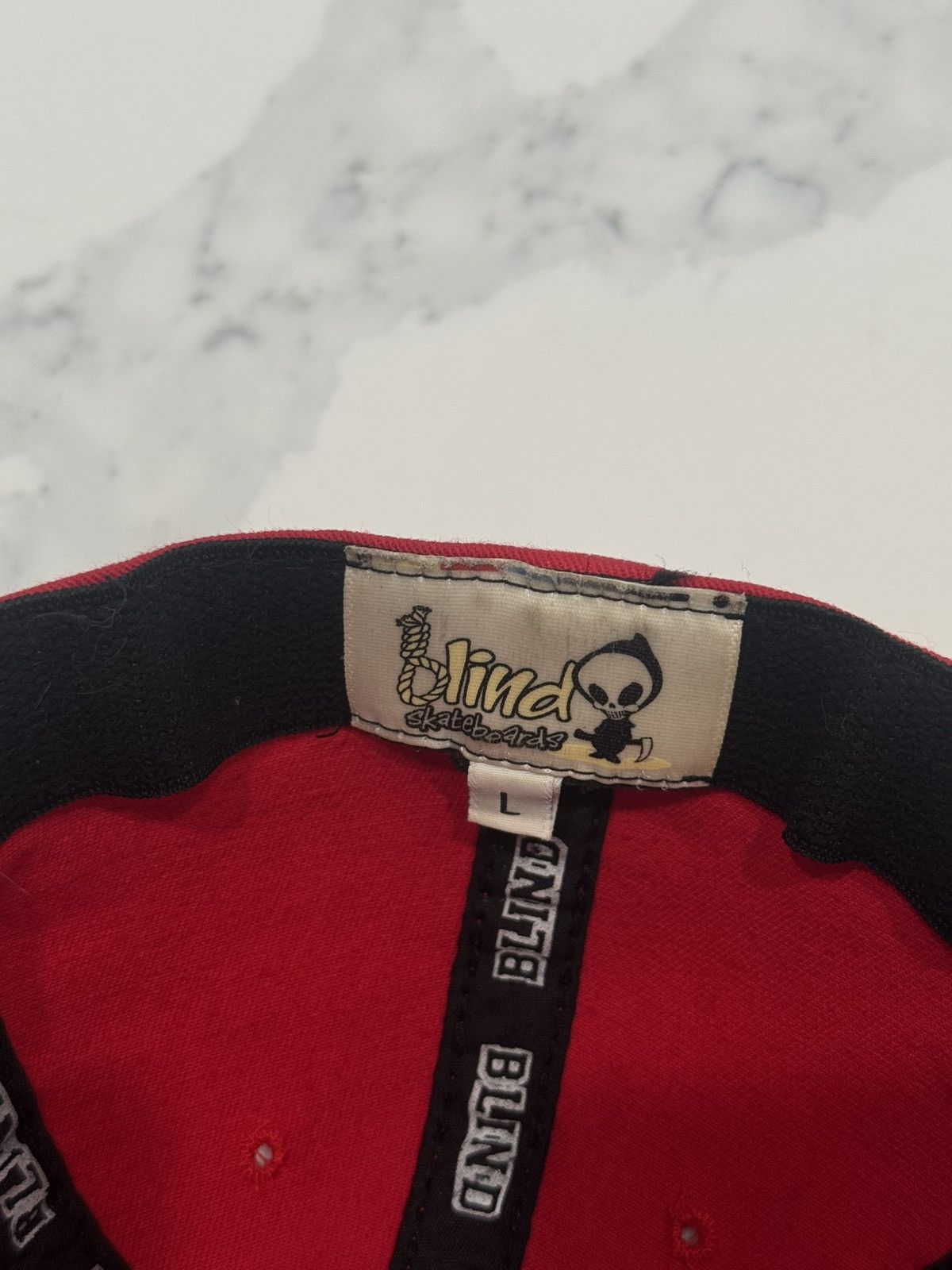 Blind Skateboards Vintage 90’s Blind Skateboarding Blind Death Squad Hat Size ONE SIZE - 9 Thumbnail