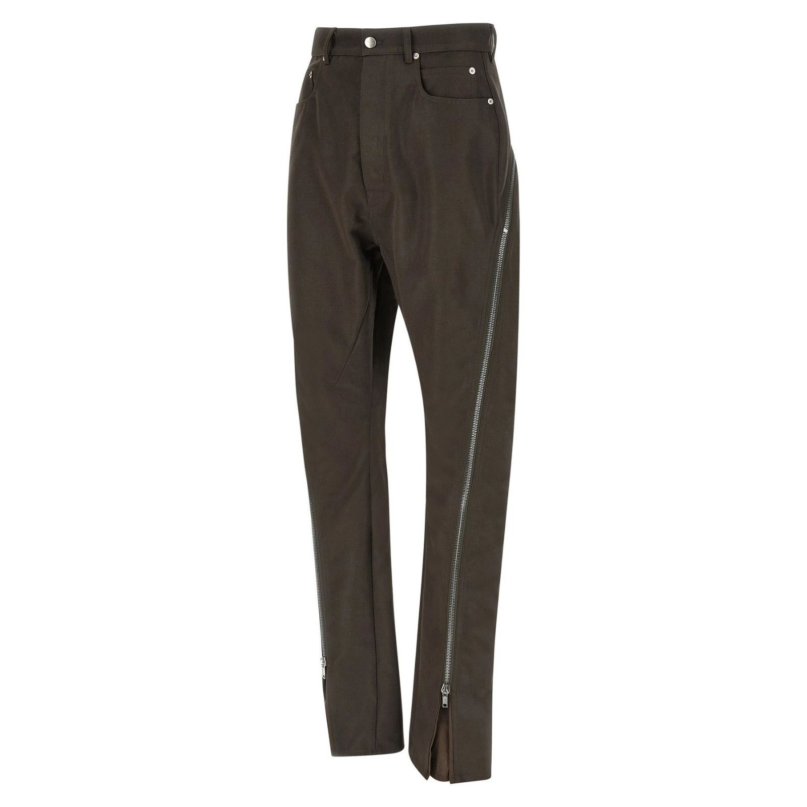 Rick Owens RICK OWENS Bolan Banana Brown Nylon Pants New & Authentic (M Size US 30 / EU 46 - 1 Thumbnail
