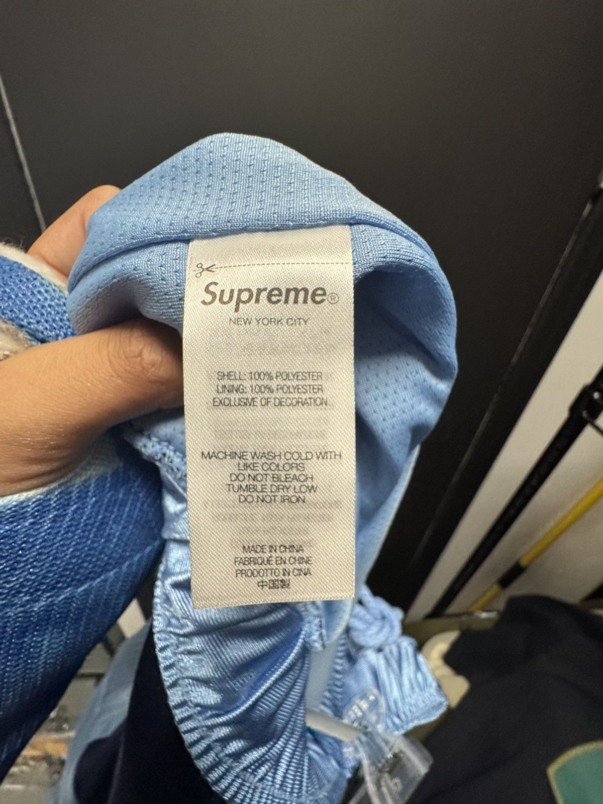 Supreme Supreme Side Pocket Basketball Short Blue Size US 30 / EU 46 - 7 Thumbnail