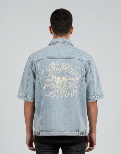 In The Attic Vintage In The Attic Punk Denim Jacket Size US M / EU 48-50 / 2 - 2 Thumbnail