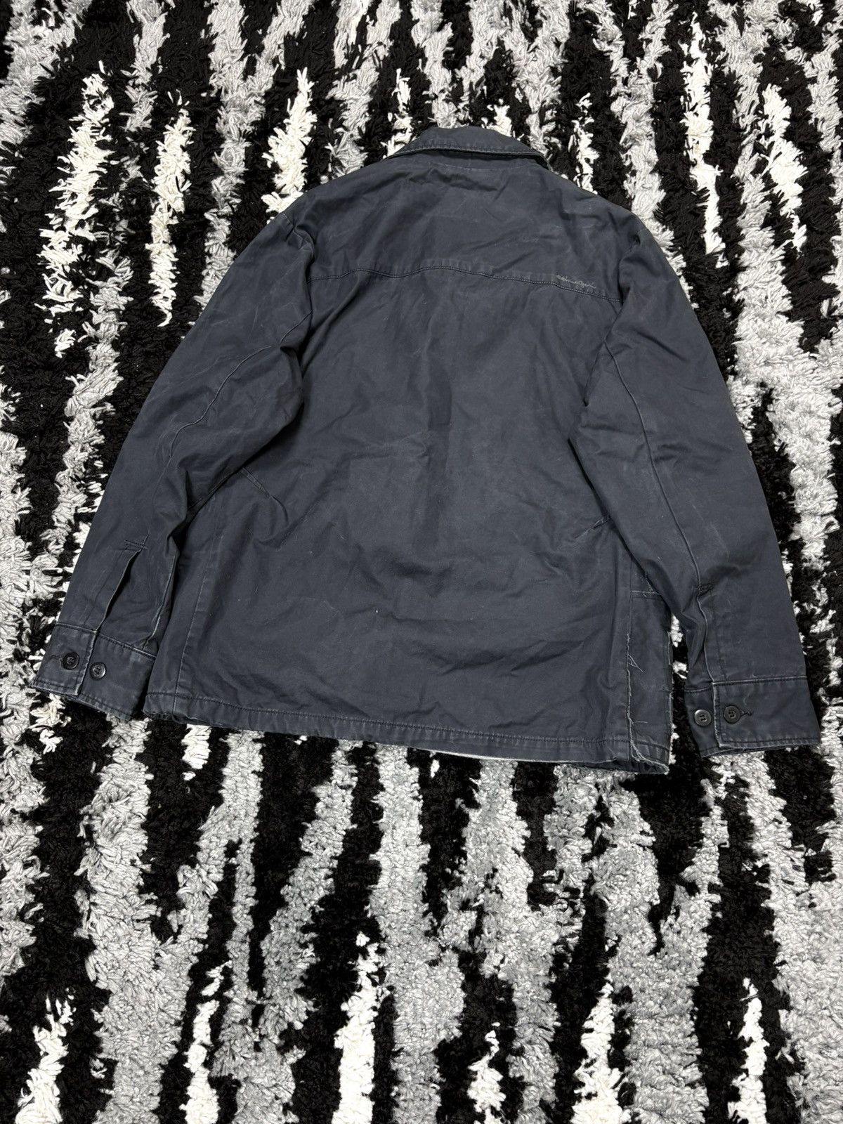 Japanese Brand Etienne Ozeki patchwork spellout logo coach jacket Size US L / EU 52-54 / 3 - 4 Thumbnail