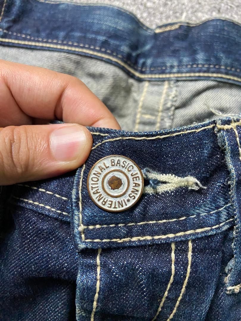 Japanese Brand DRAGON SPIRAL Baggy Style Denim Jeans (136) Size US 34 / EU 50 - 6 Thumbnail