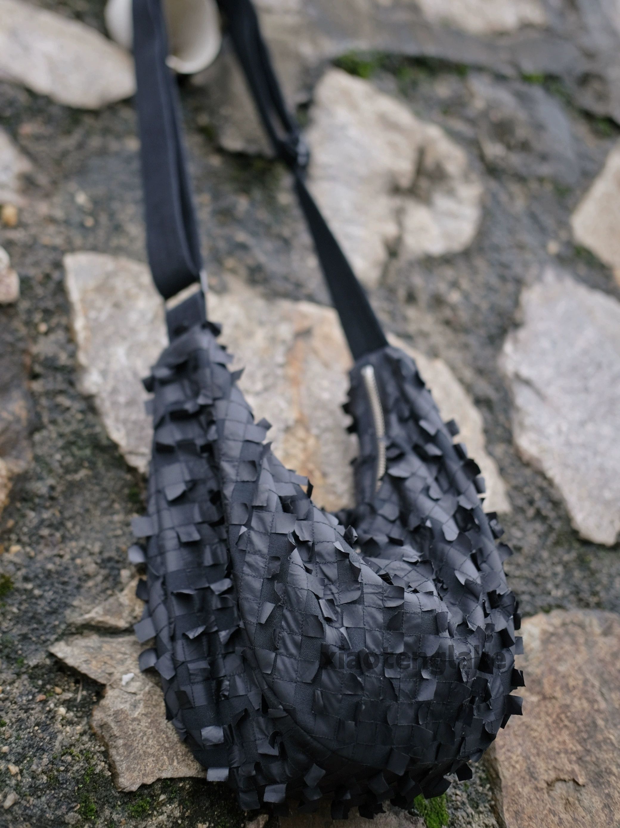 Vintage Unisex utility punk yuppie ripped damaged grunge bag Size ONE SIZE - 1 Thumbnail