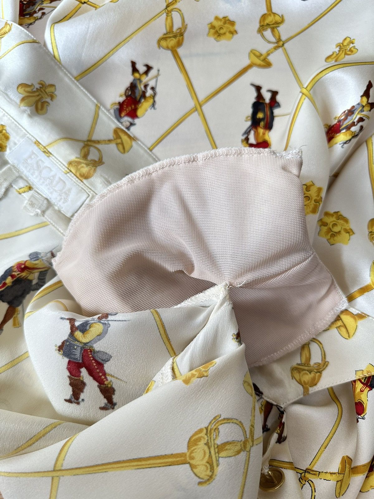 Escada Vintage ESCADA Margaretha Ley 100% Silk Musketeer Shirt Size XS / US 0-2 / IT 36-38 - 18 Thumbnail