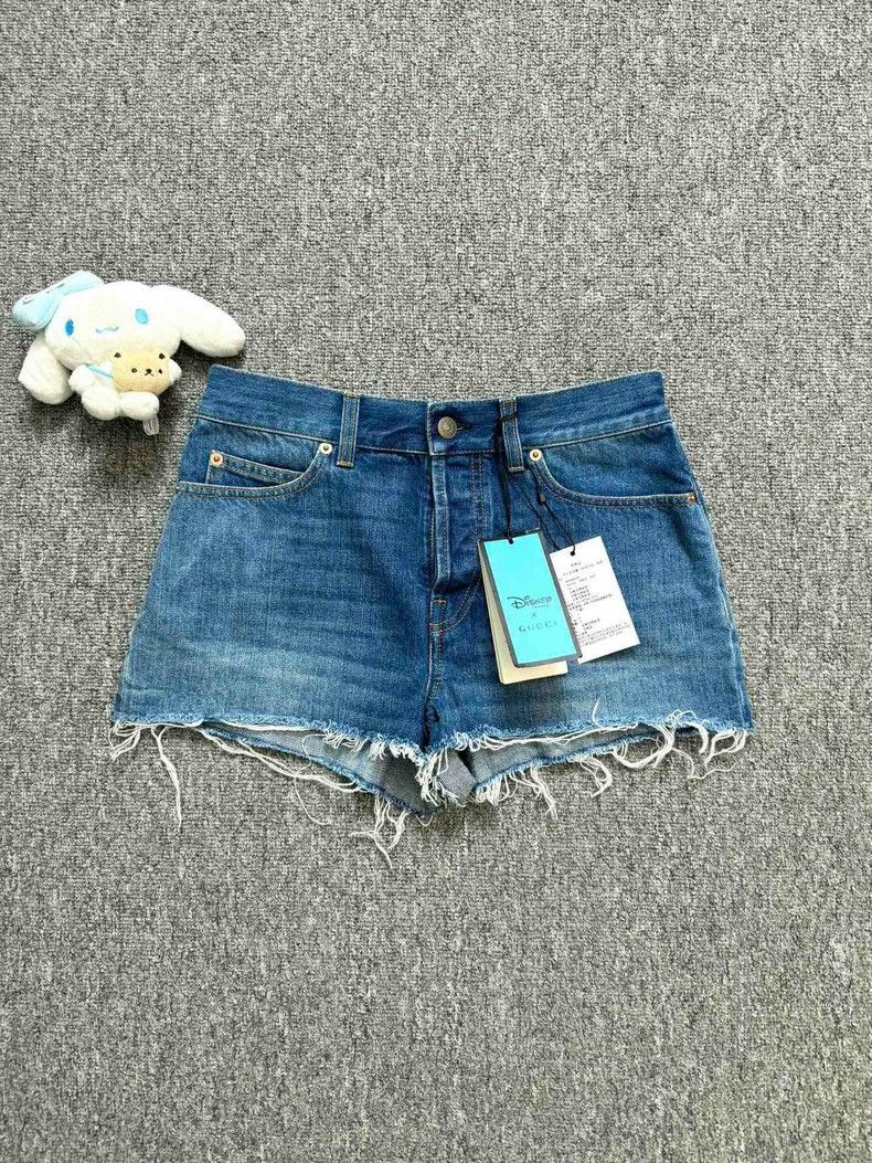 Gucci Disney Embroidered Duck Denim Shorts