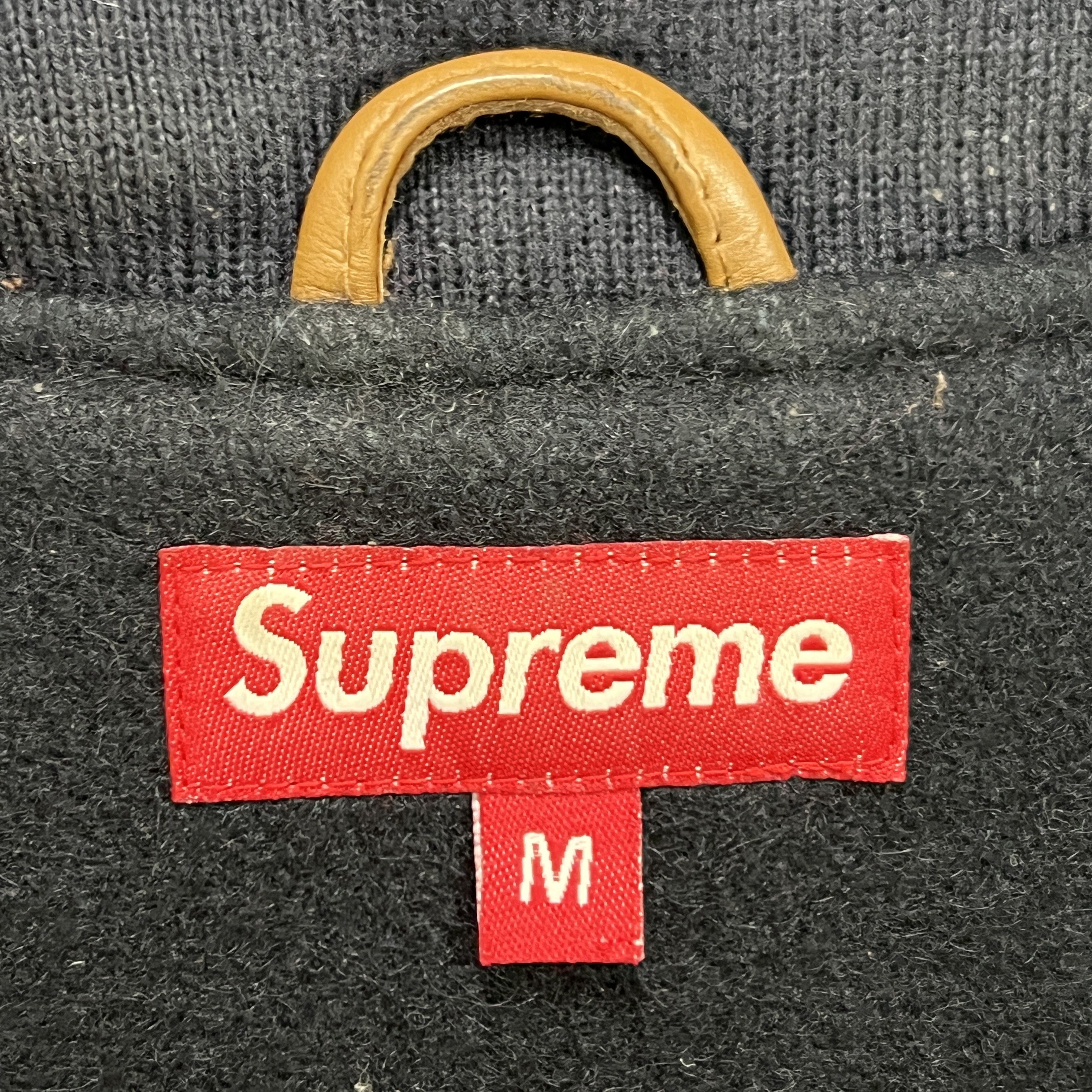 Supreme Supreme AW07 In God We Trust Varsity Jacket Navy Brown Size US M / EU 48-50 / 2 - 8 Thumbnail