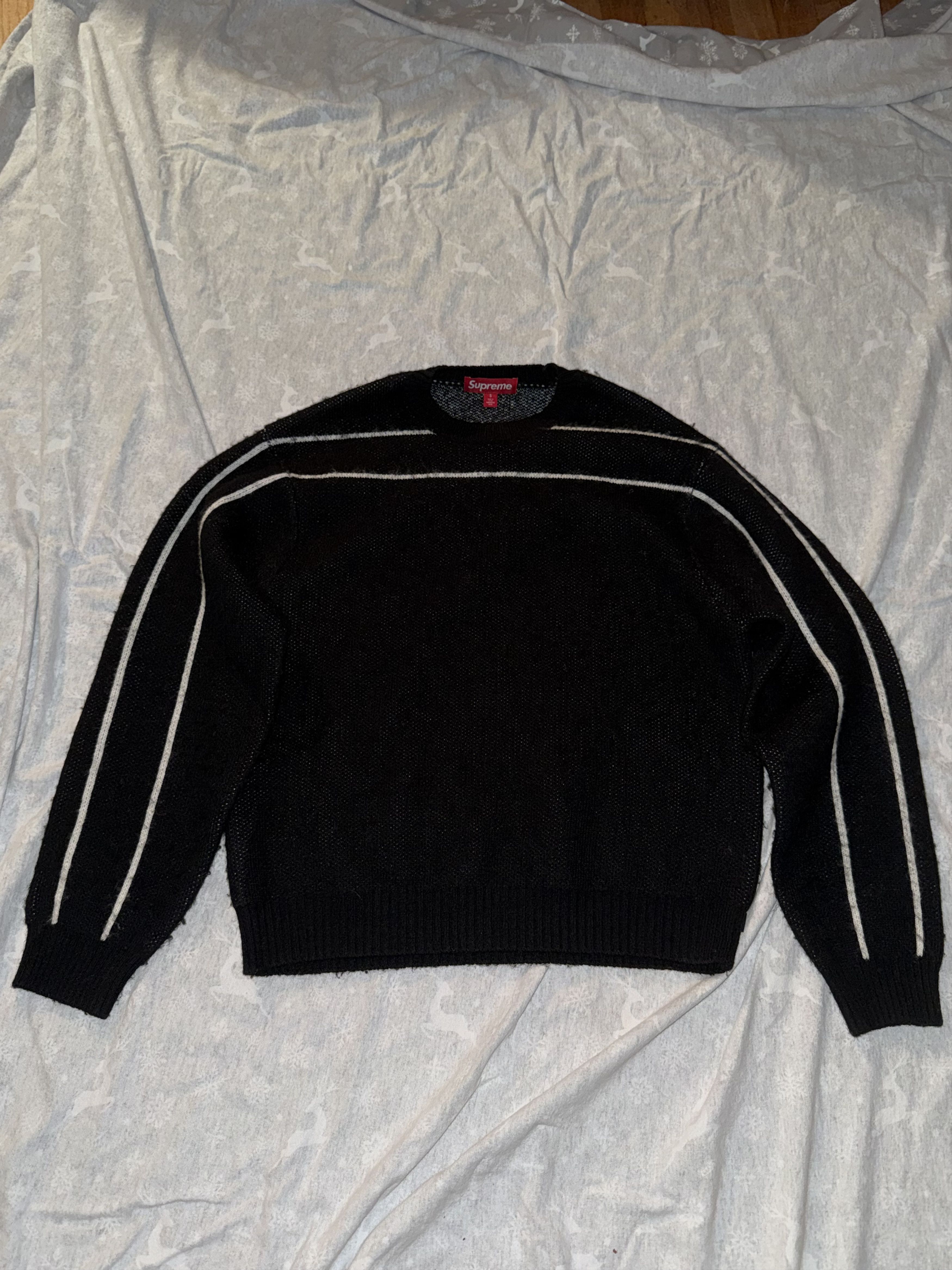 Supreme Supreme Back Stripe Sweater | Black | Size S Size US S / EU 44-46 / 1 - 2 Thumbnail